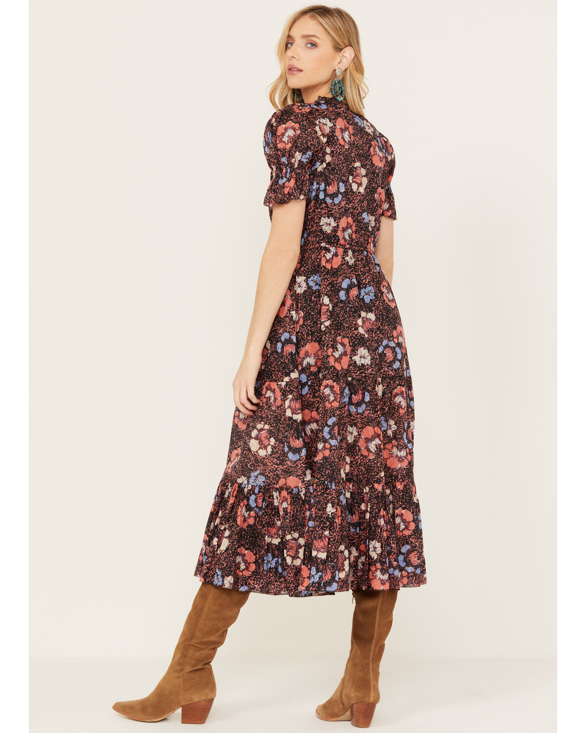 Cleobella Women's Multicolored Floral Caroline Midi Dress