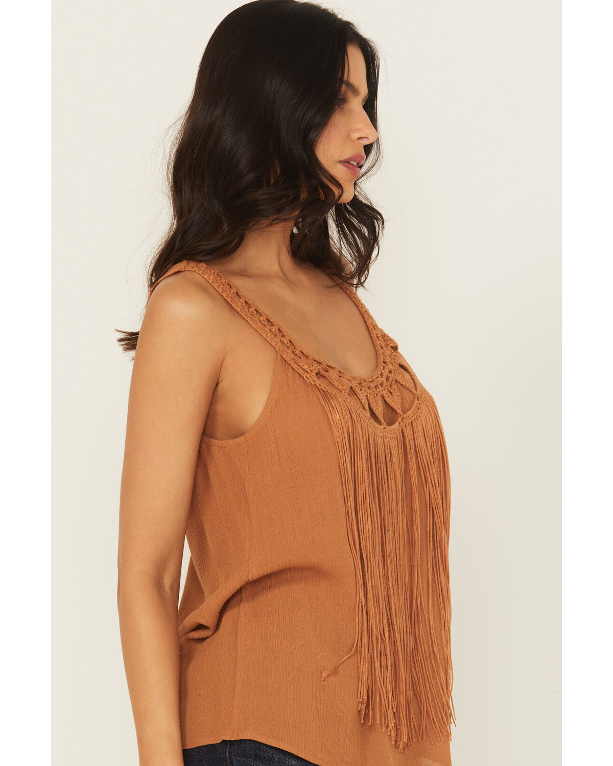 A.T.A.P Women's Fringe Front Tank