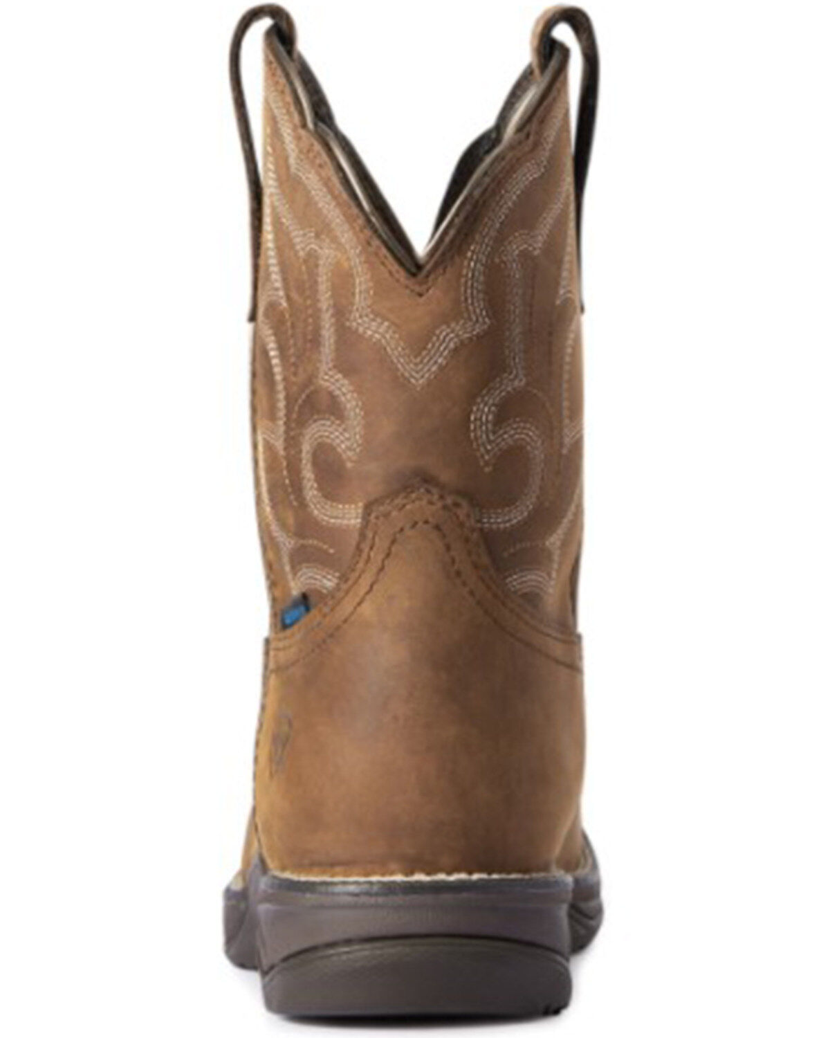 Ariat Women's Distressed Brown Anthem Shortie II H20 Full-Grain Western Boot - Square Toe