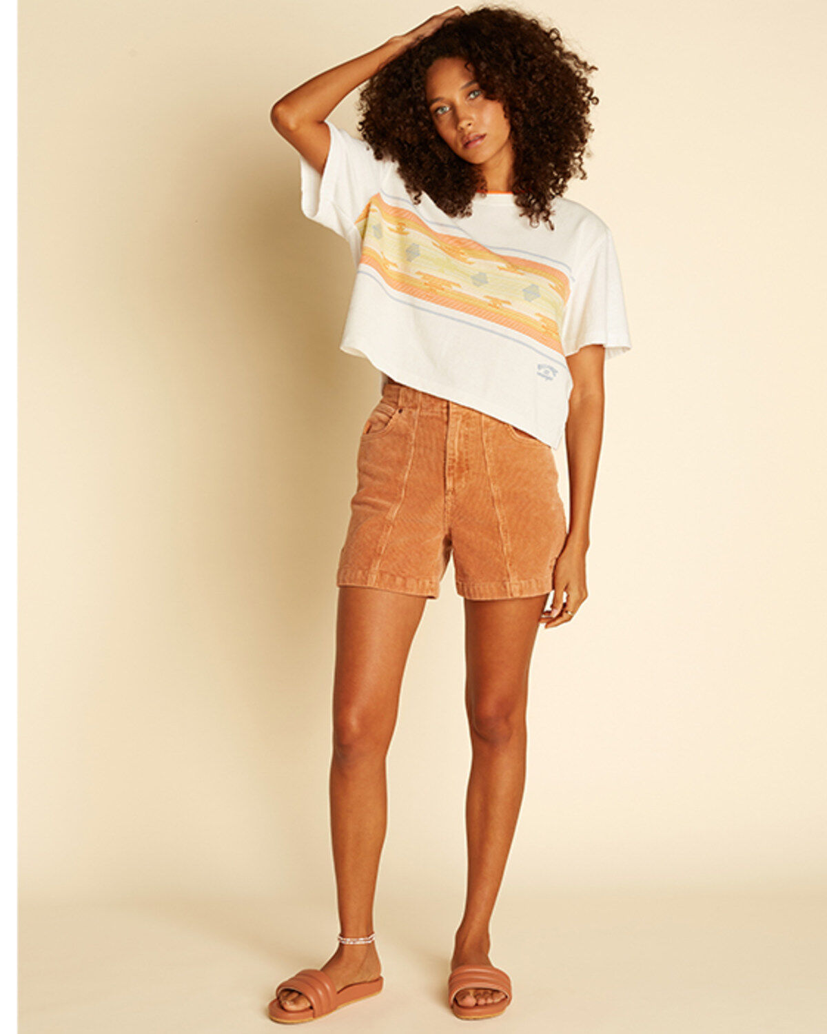 Billabong x Wrangler Women's Border Line Jacquard Graphic Tee