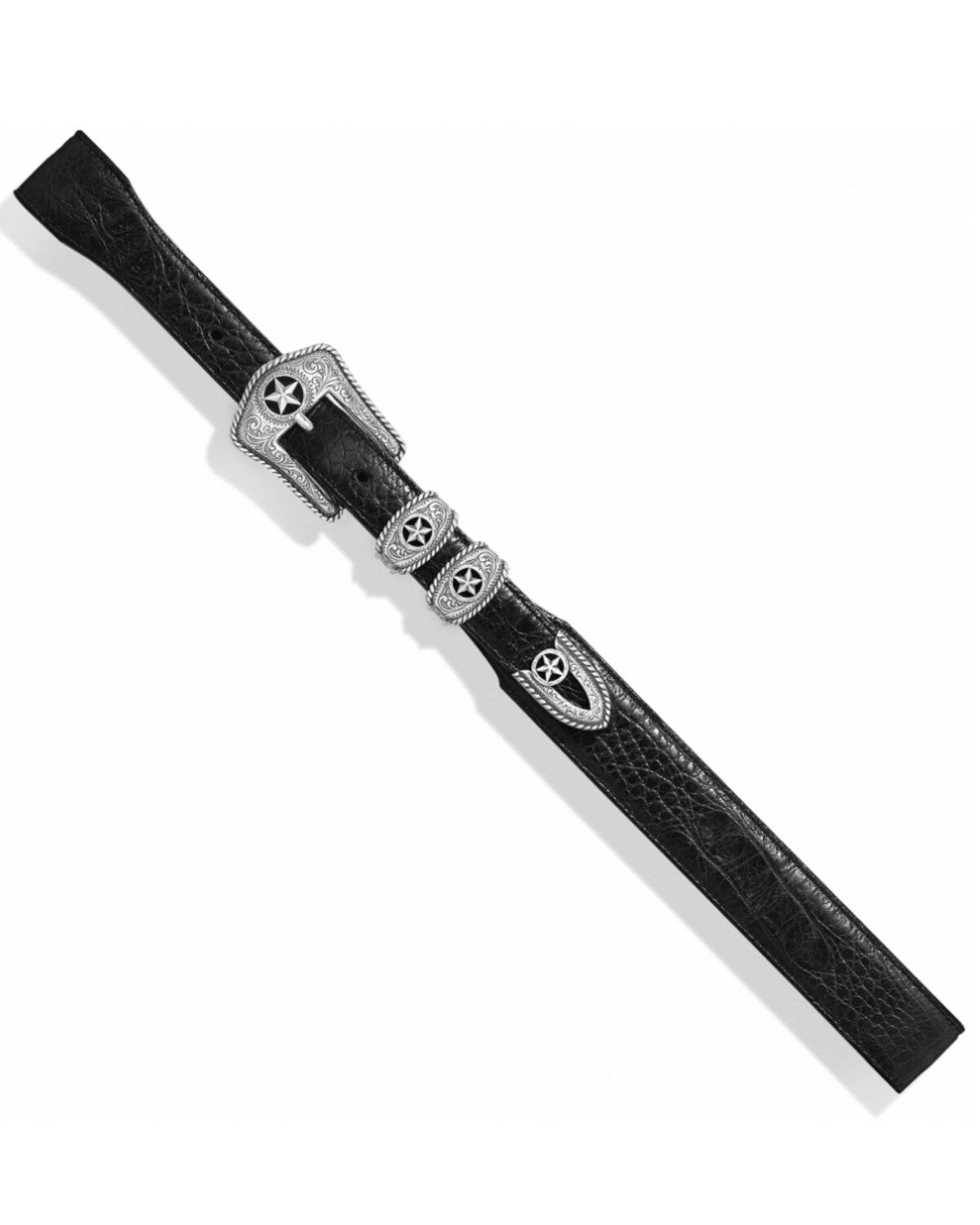 Tony Lama Men's Country Crocodile Print Western Belt