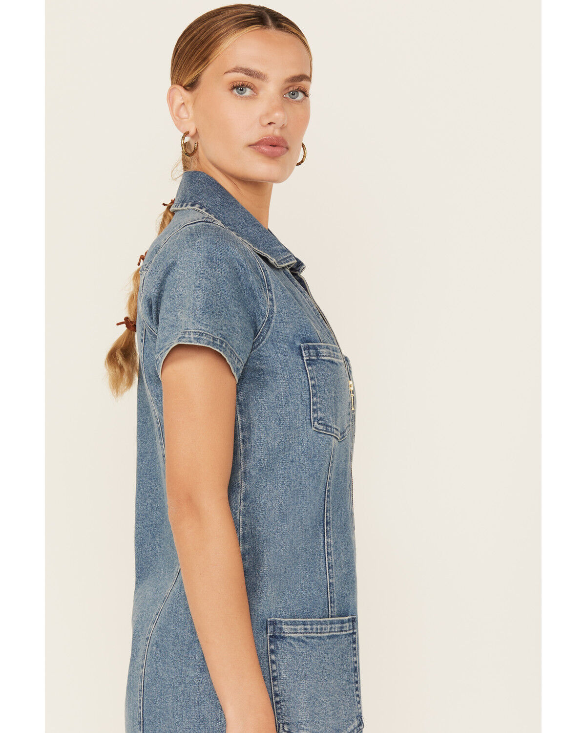 Show Me Your Mumu Women's Denim Mini Dress