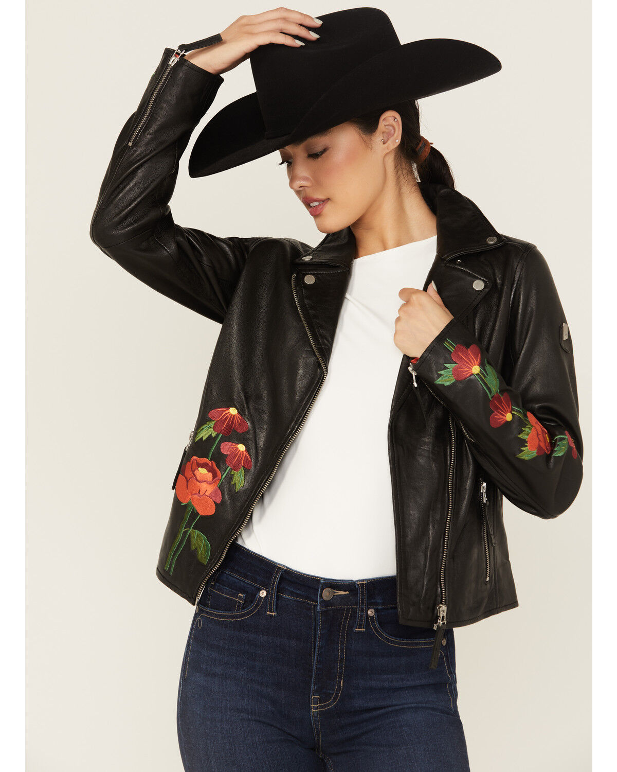 Mauritius Leather Women's Peonie Leather Jacket