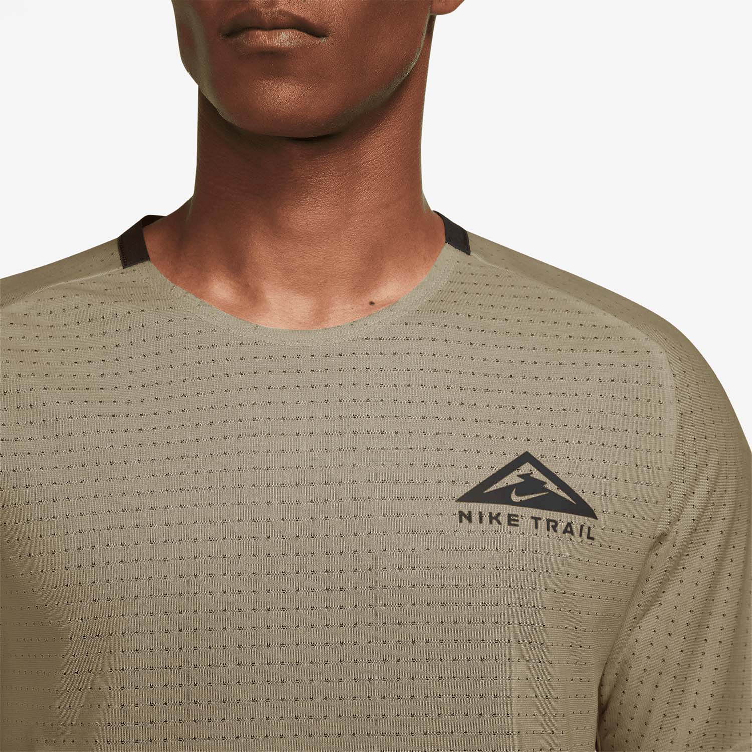 Nike Dri-FIT Solar Chase Maglietta Neutral Olive/Black