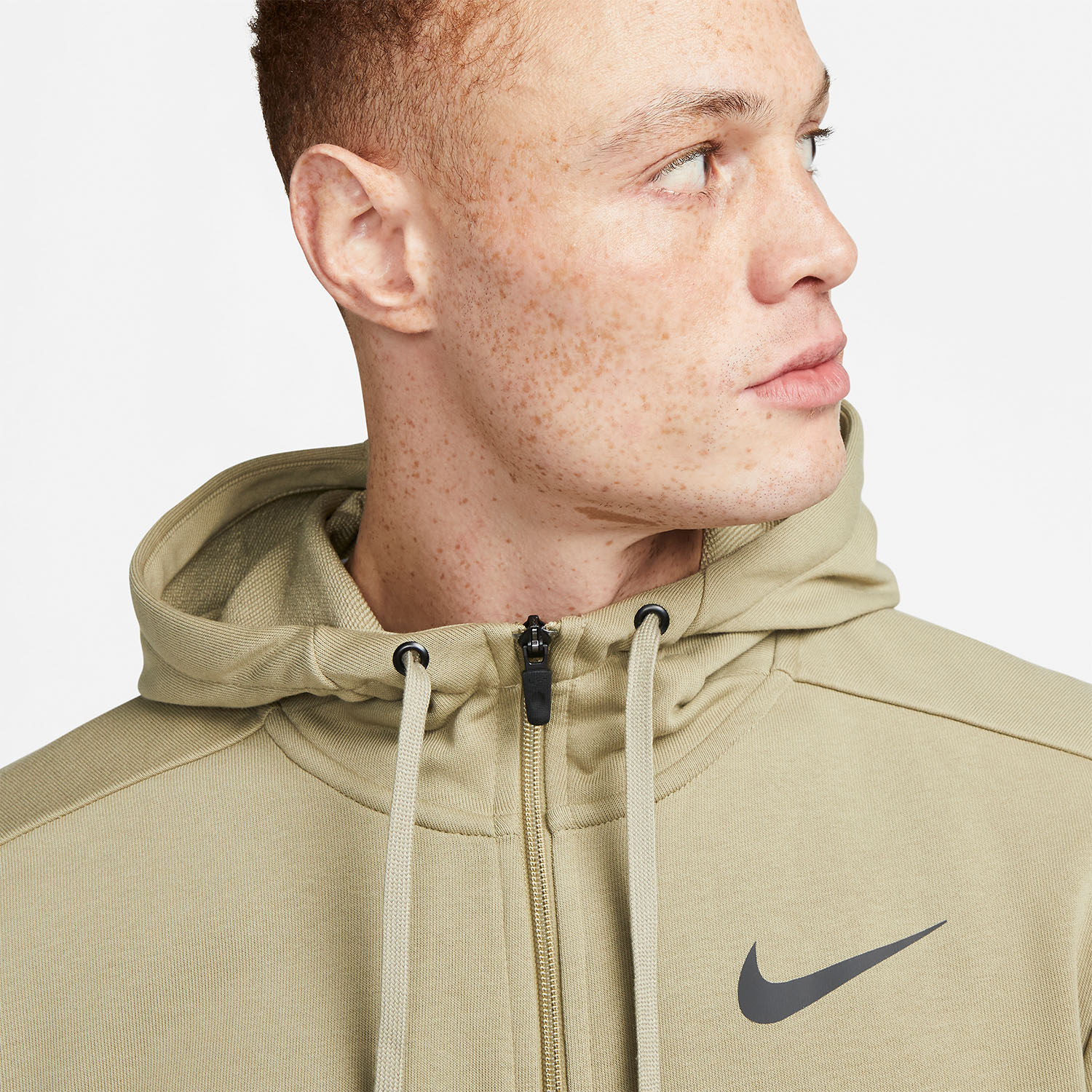 Nike Dri-FIT Logo Felpa Neutral Olive/Black