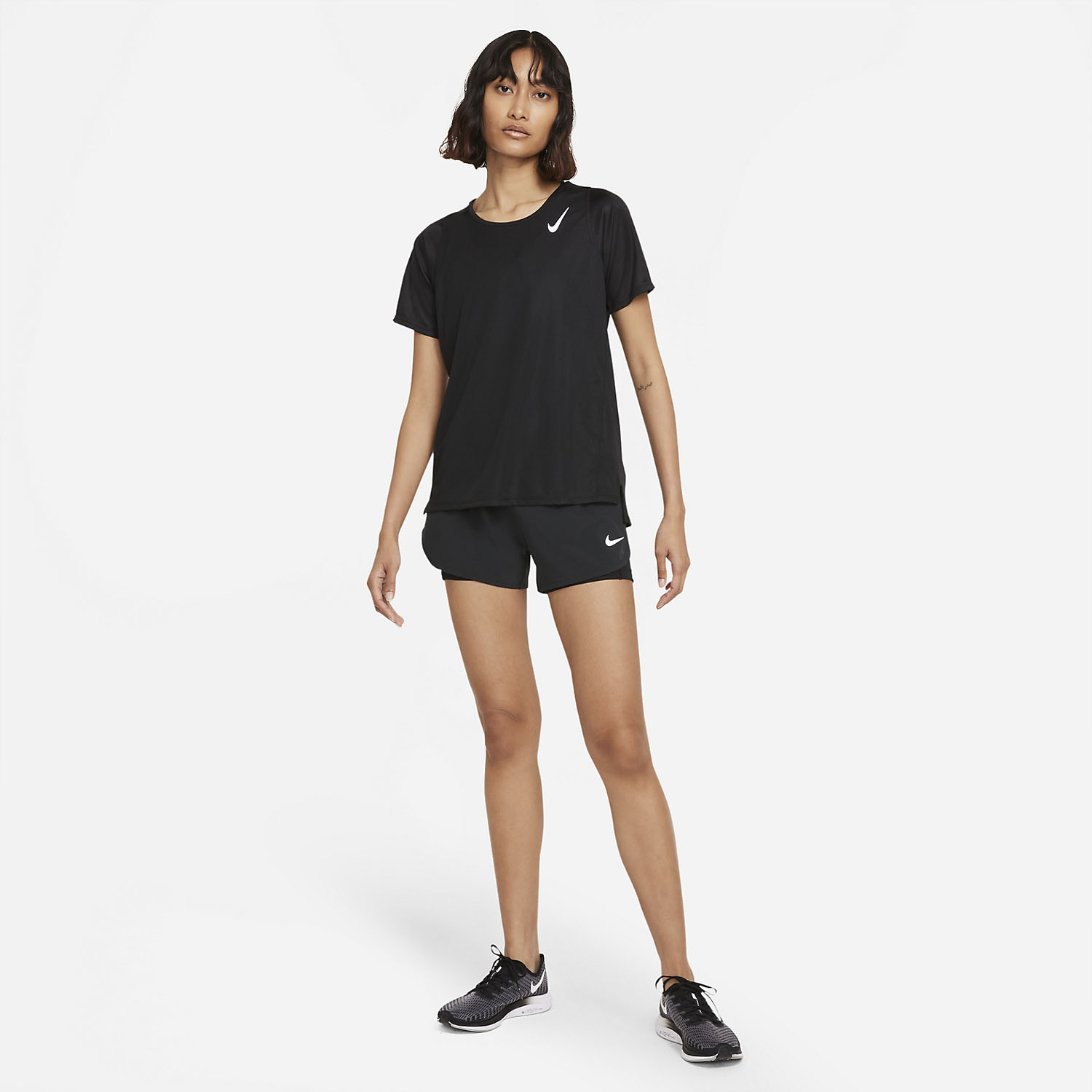 Nike Dri-FIT Race Maglietta Black/Reflective Silver