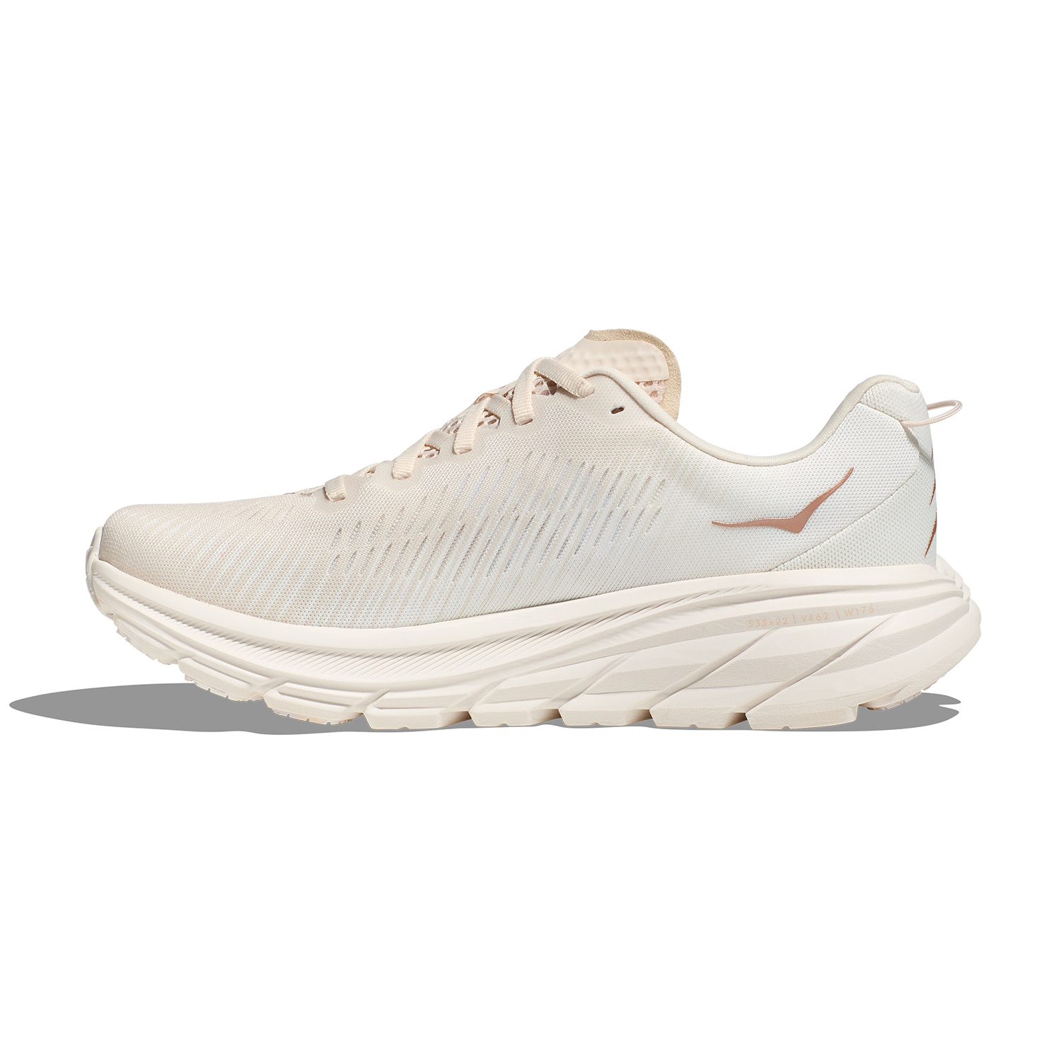 Hoka Rincon 3 Eggnog/Rose Gold