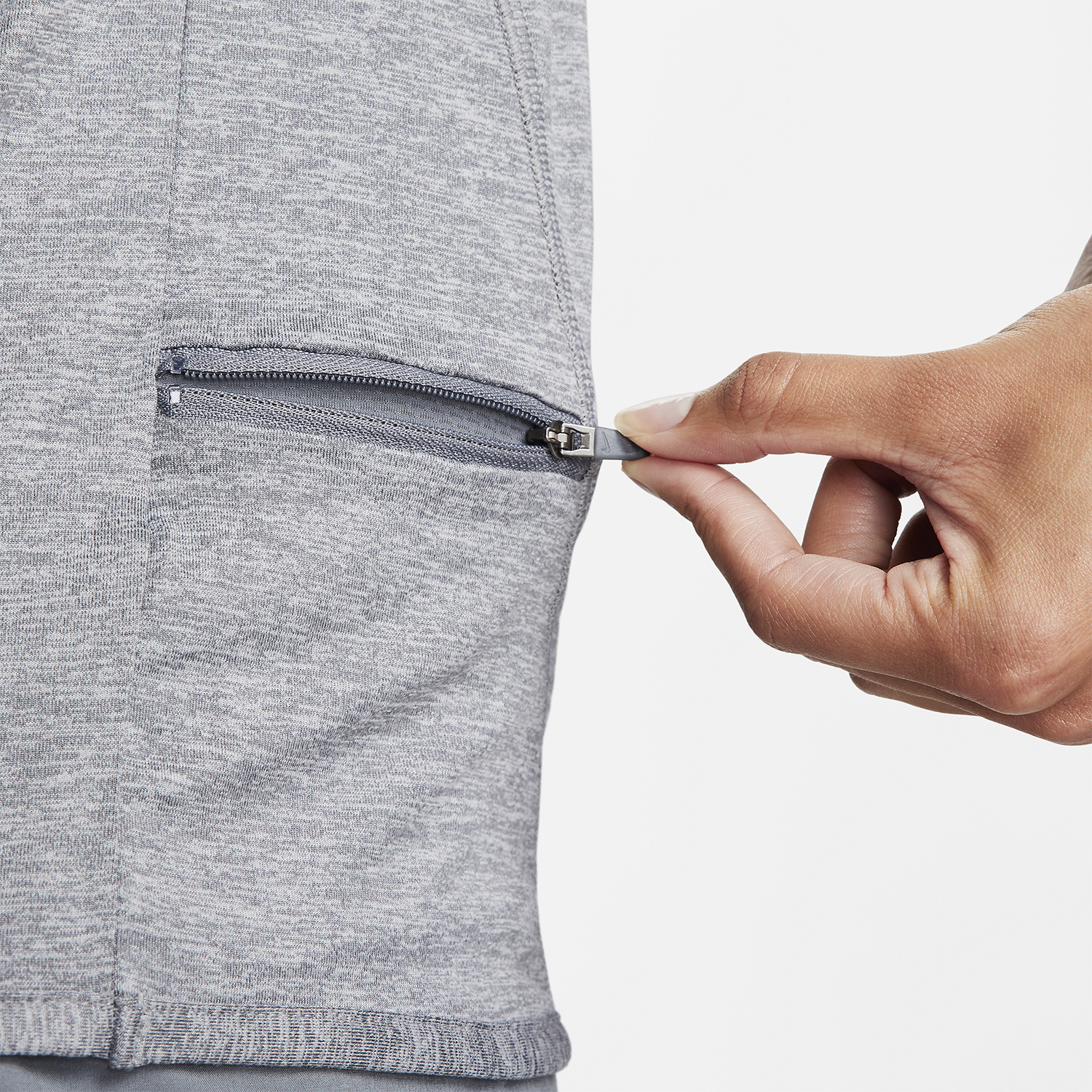 Nike Dri-FIT Swift Element UV Maglia Smoke Grey/Reflective Silver