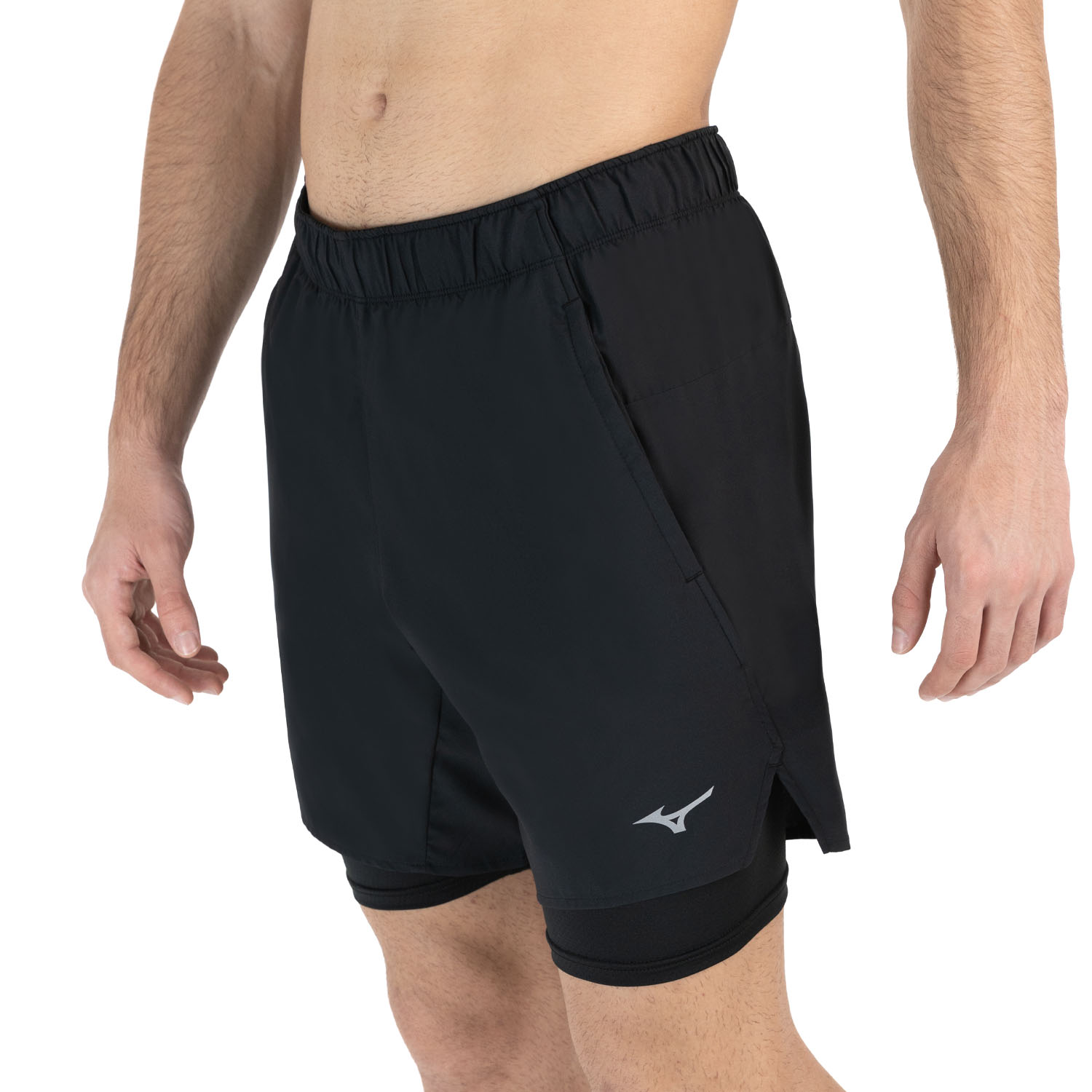 Mizuno Core 2 in 1 7.5in Pantaloncini Black