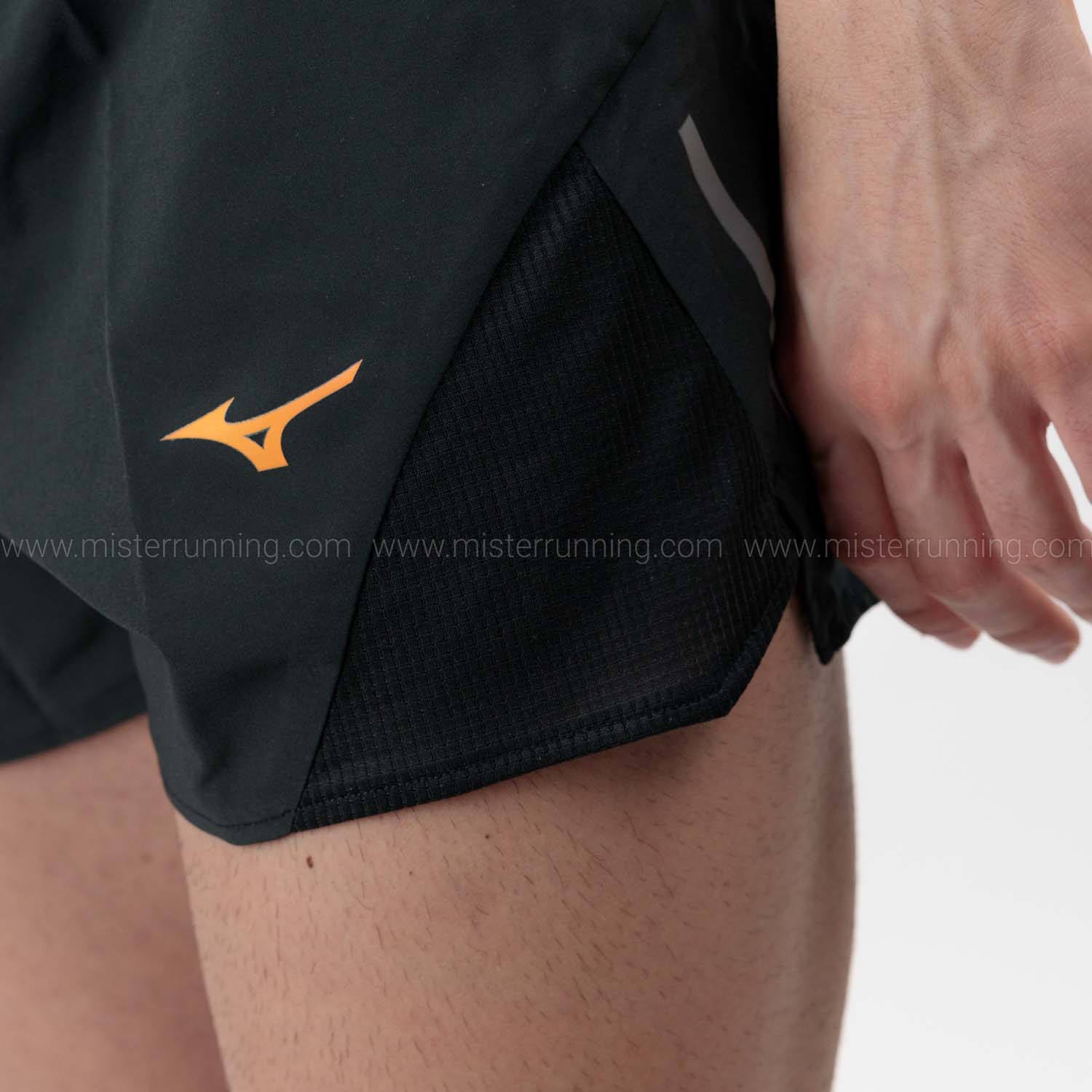 Mizuno Aero 4.5in Pantaloncini Black