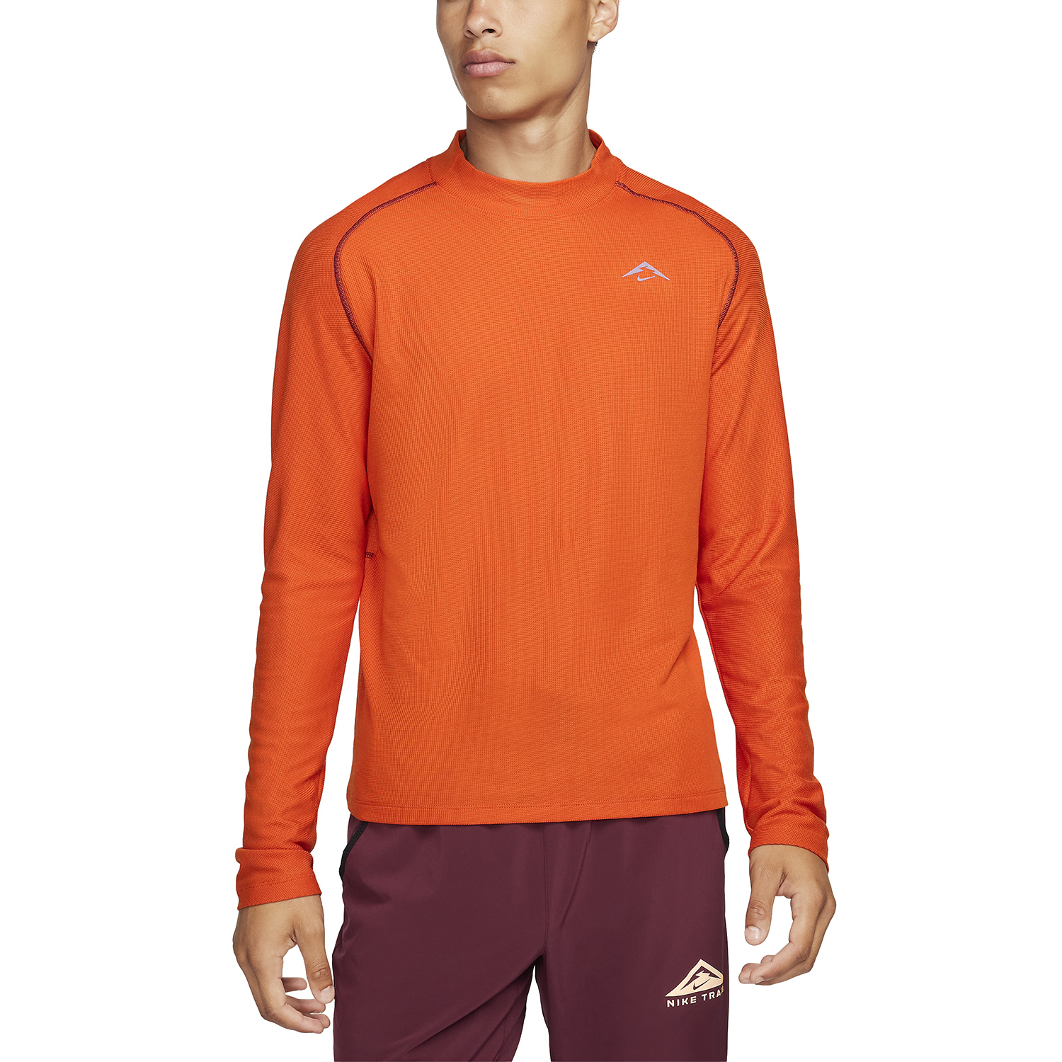 Nike Trail Dri-FIT Swoosh Maglia Campfire Orange/Night Maroon