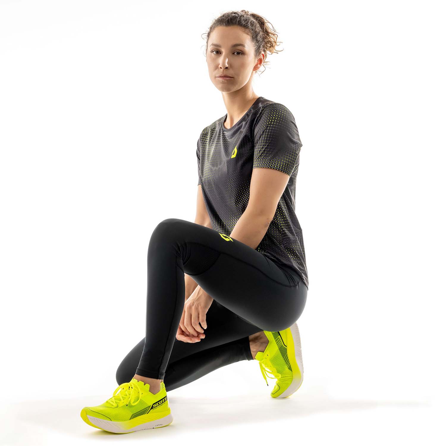 Scott RC Run Tights Black/Yellow