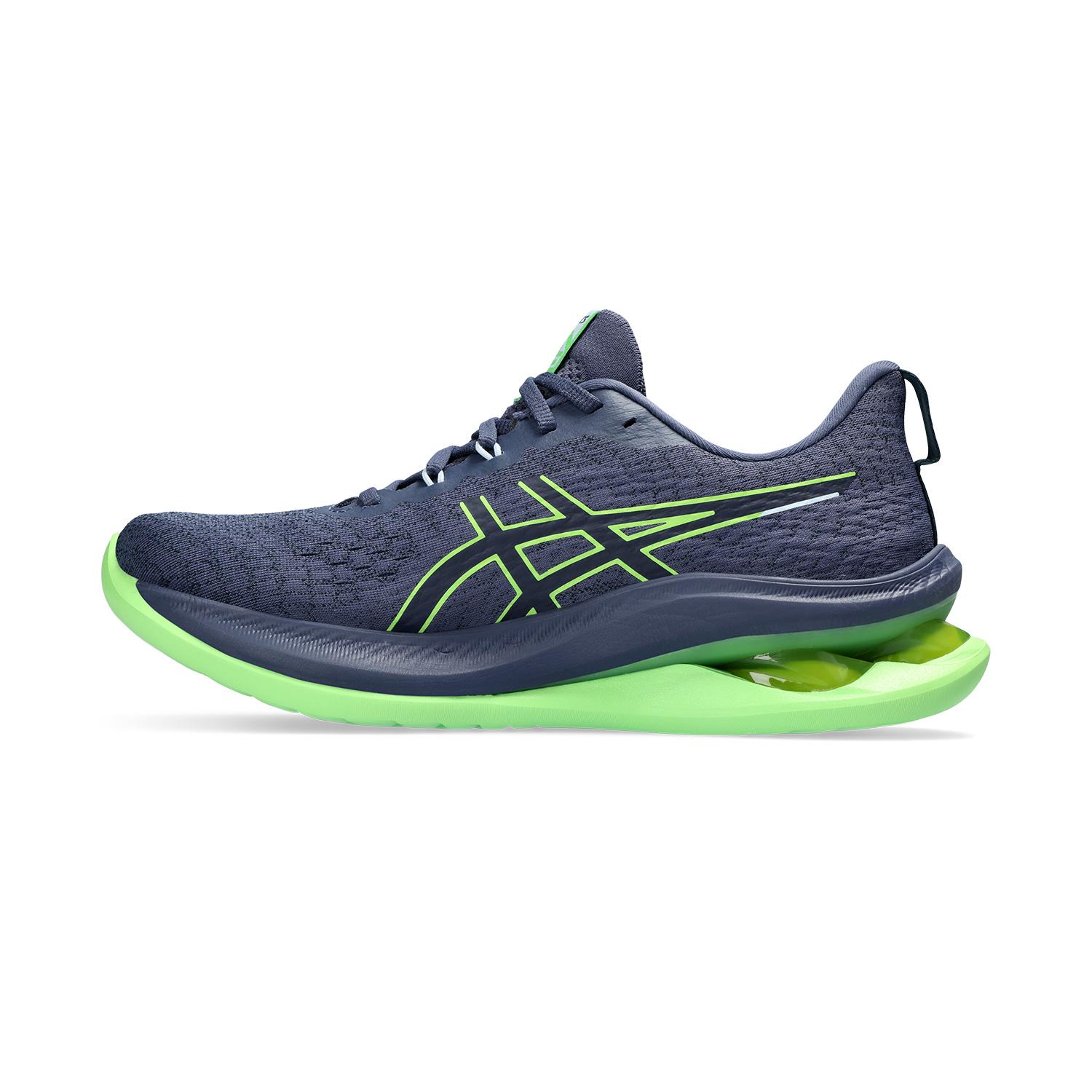 Asics Kinsei Max Thunder Blue/Electric Lime