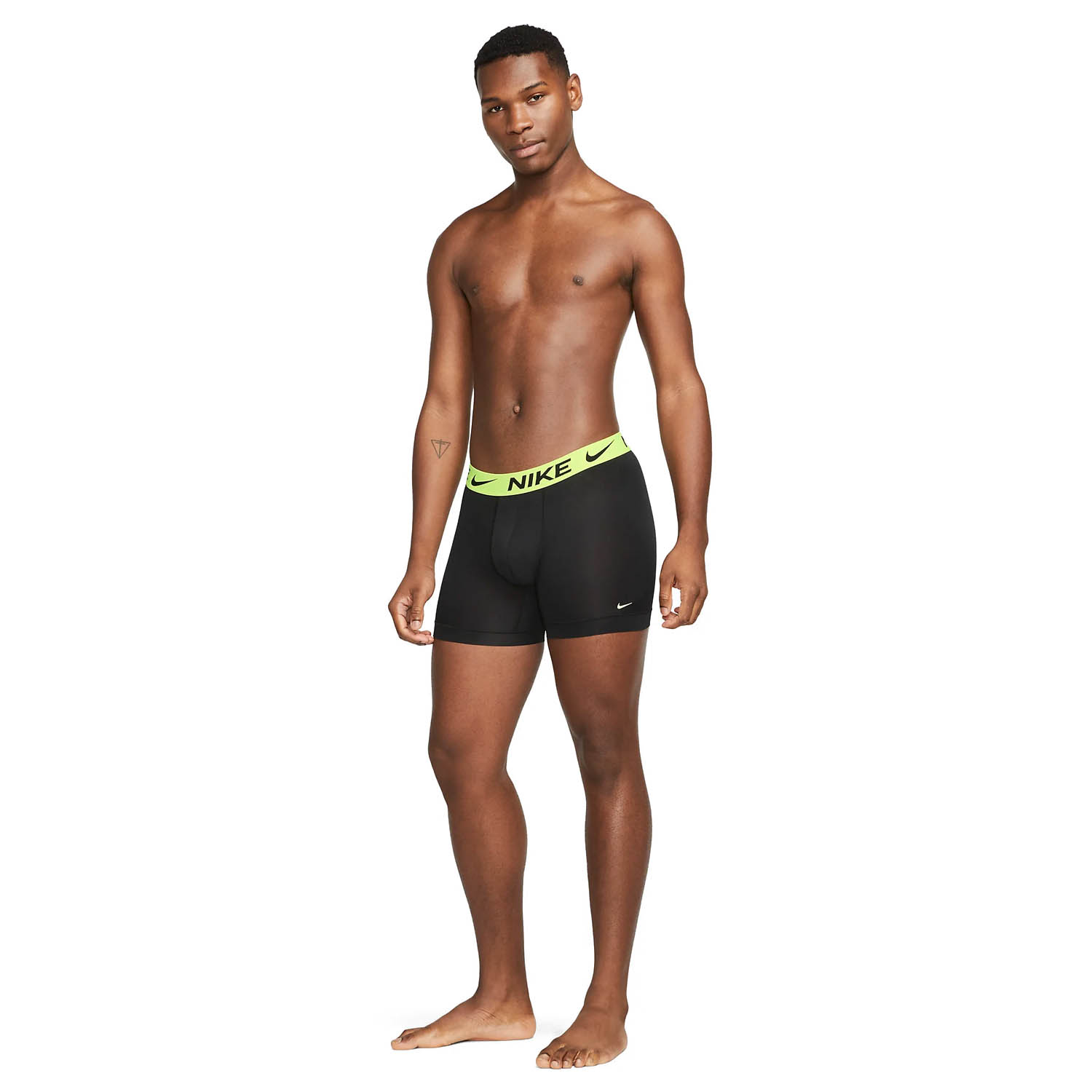 Nike Logo x 3 Boxer Black/Volt Wb/Cool Grey Wb