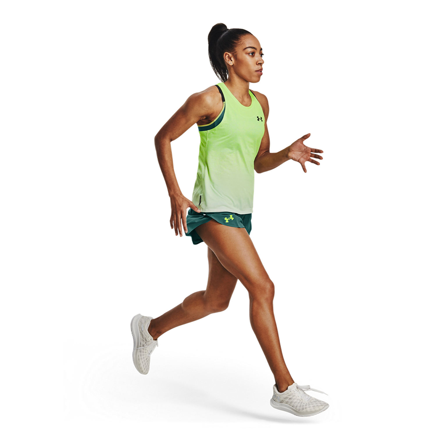 Under Armour Pro Elite Canotta Lime Surge/Halo Gray/Black