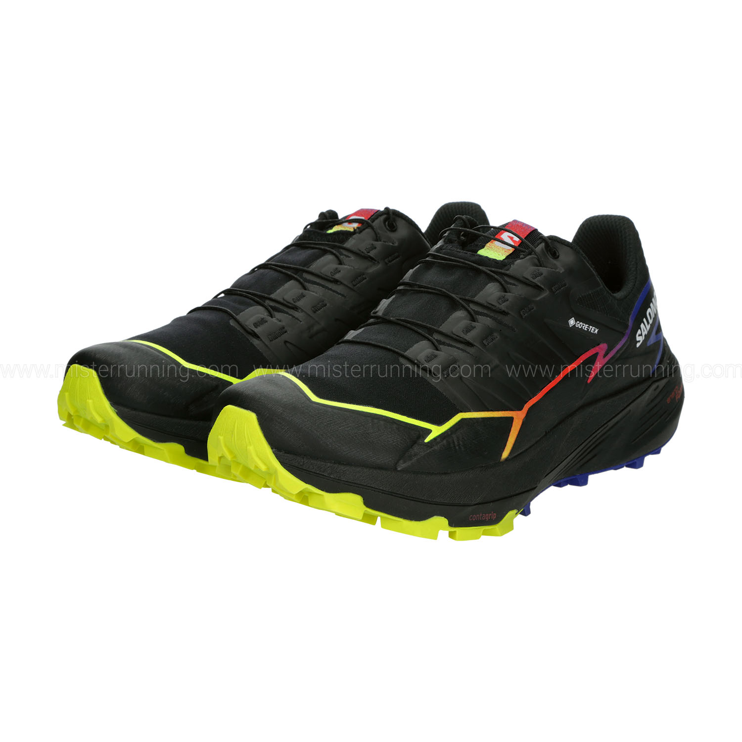 Salomon Thundercross GTX Blue Fire Black/Surf The Web/Safety Yellow