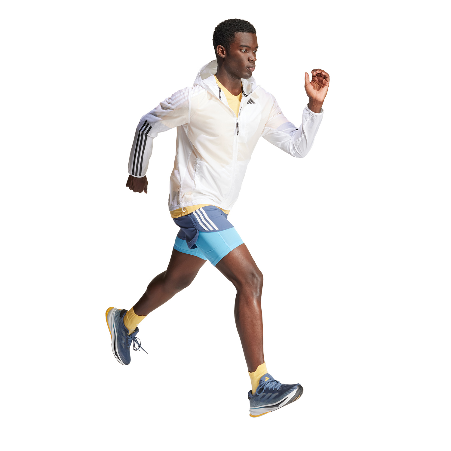 adidas Own The Run 3S 2 in 1 5in Pantaloncini Preloved Ink