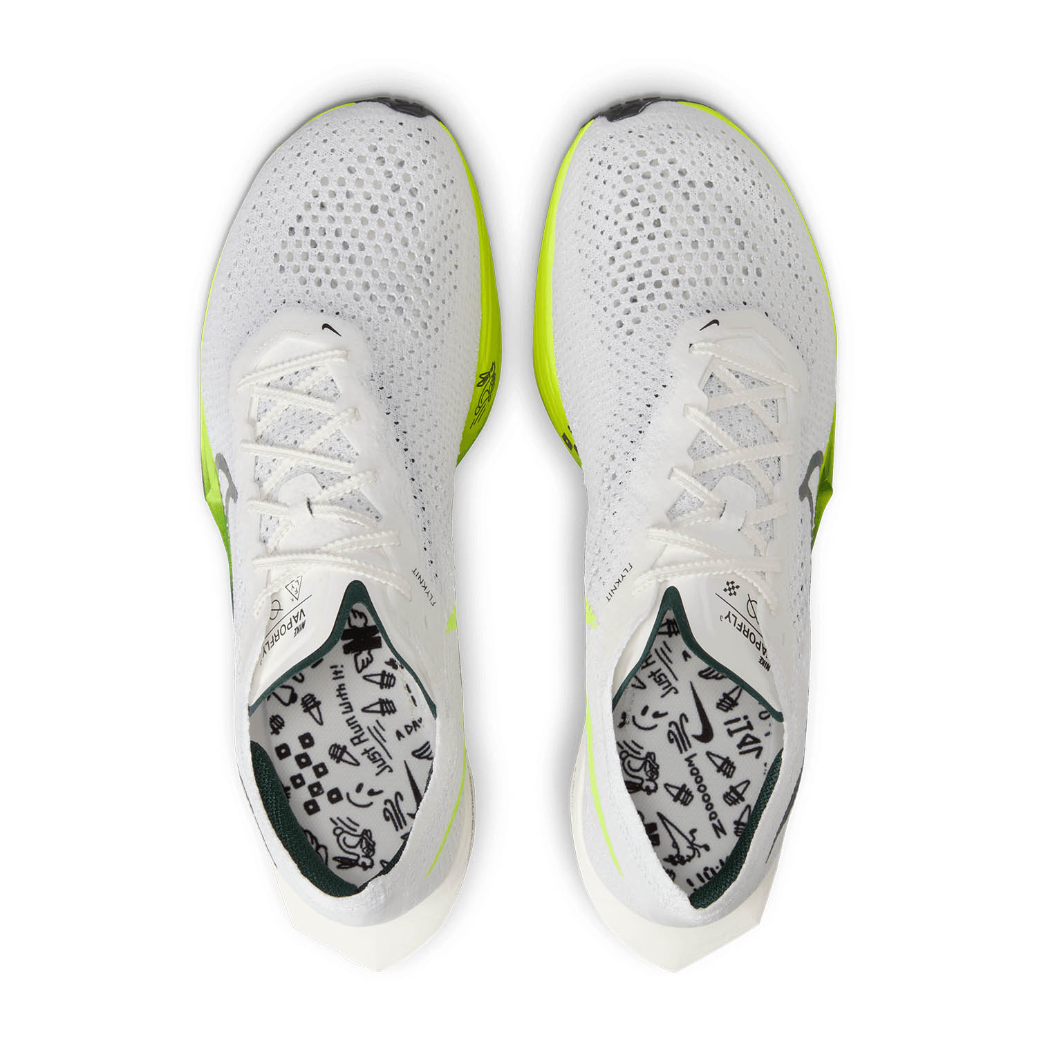 Nike ZoomX Vaporfly Next% 3 White/Pro Green/Volt/Sail