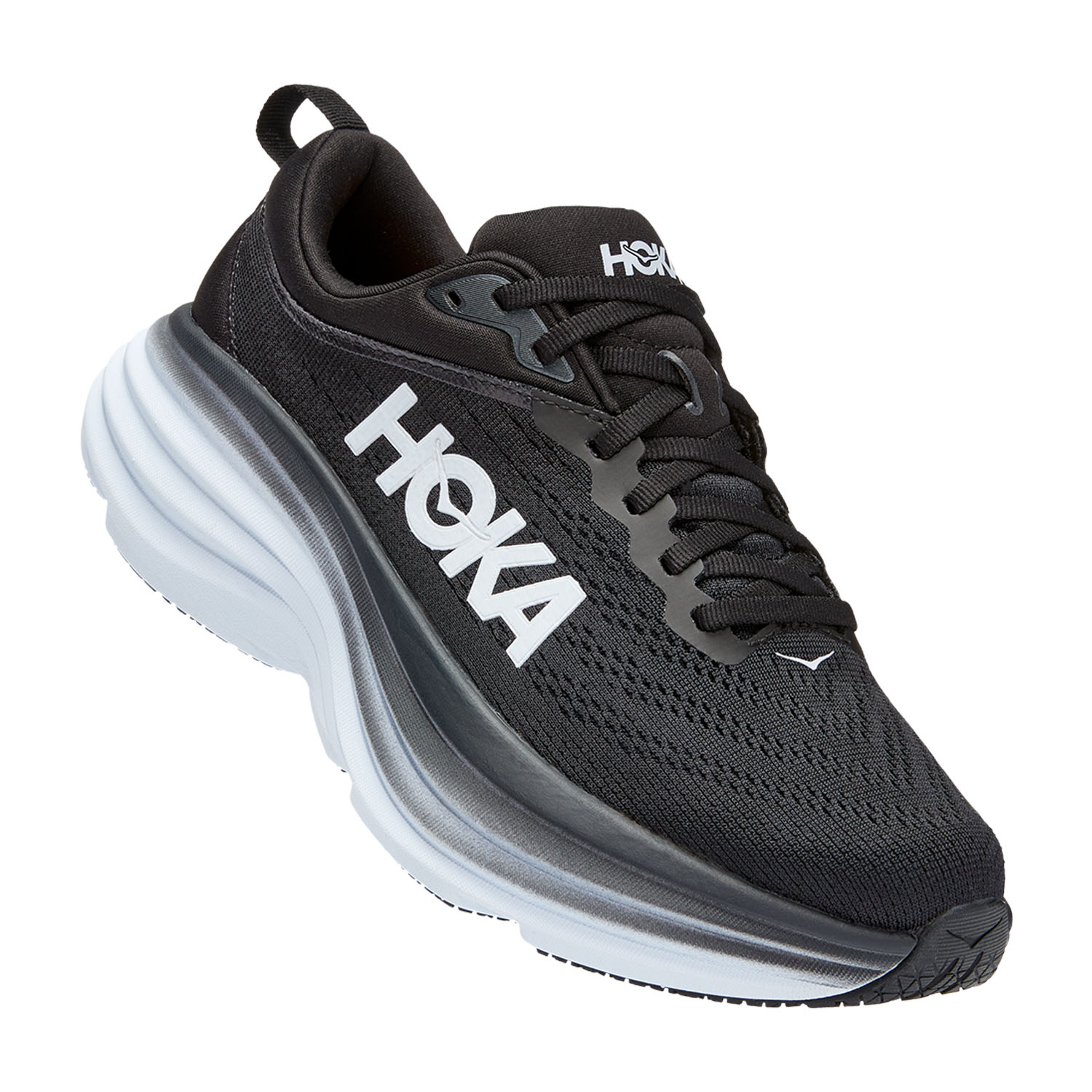 Hoka Bondi 8 Wide Black/White