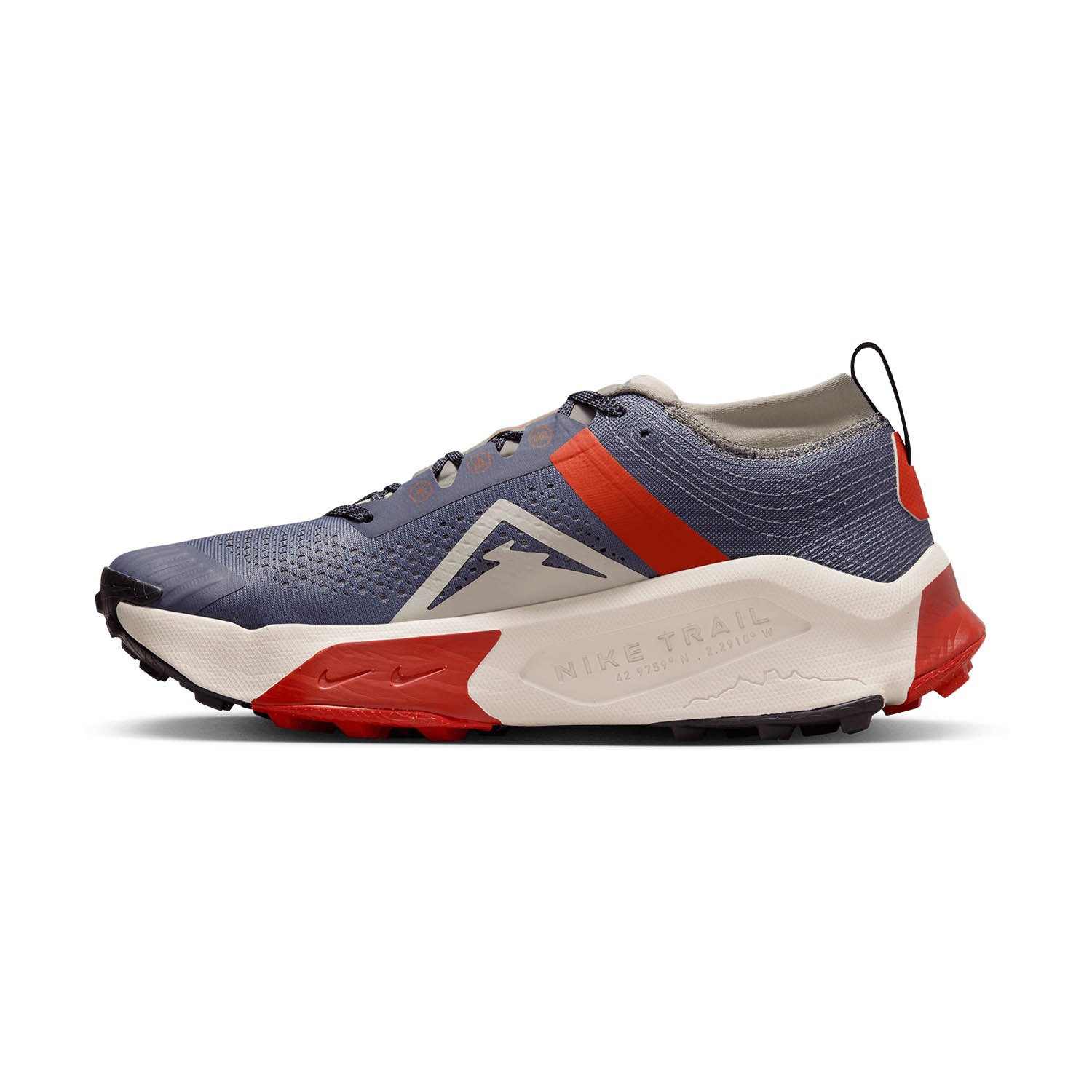 Nike ZoomX Zegama Trail Light Carbon/Light Orewood Brown/Dragon Red
