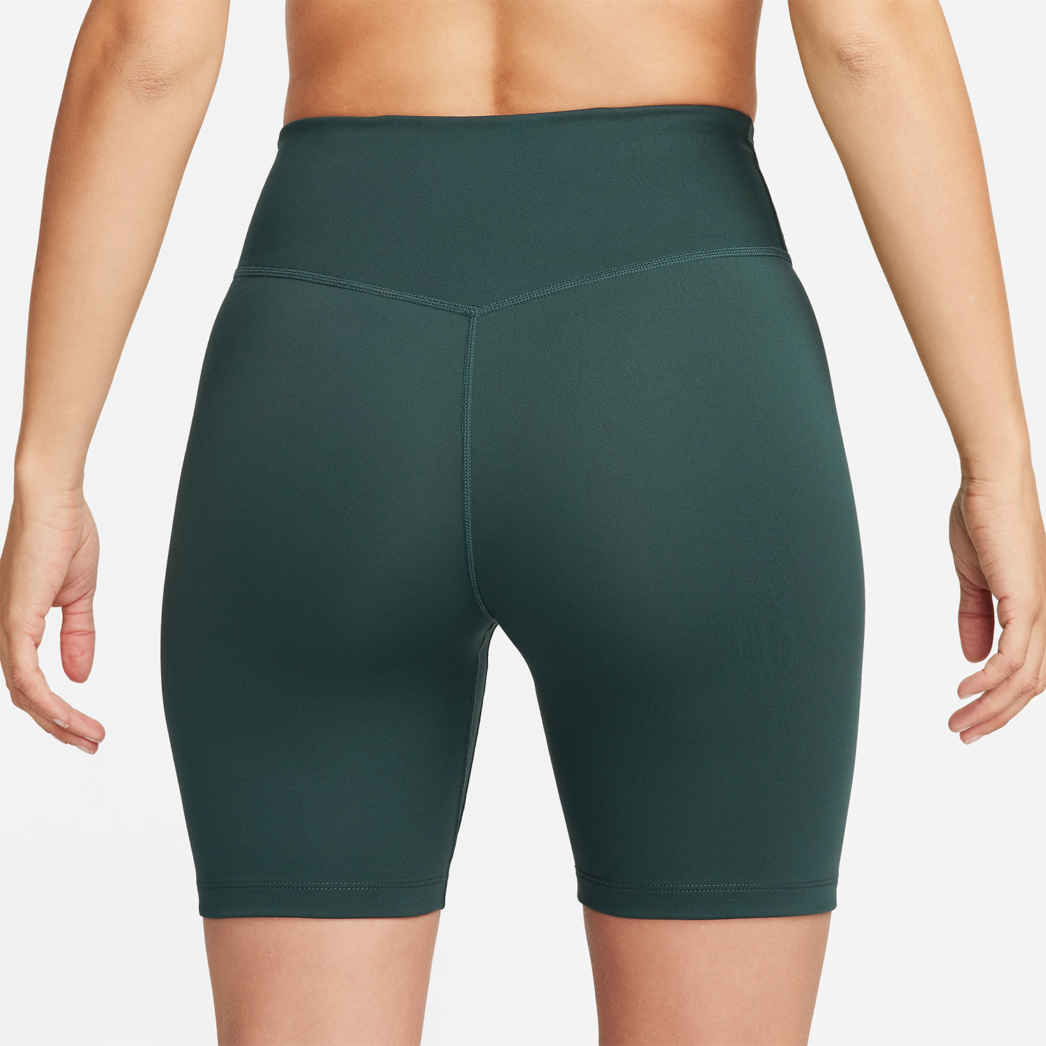 Nike One Mid Rise 7in Pantaloncini Deep Jungle/White