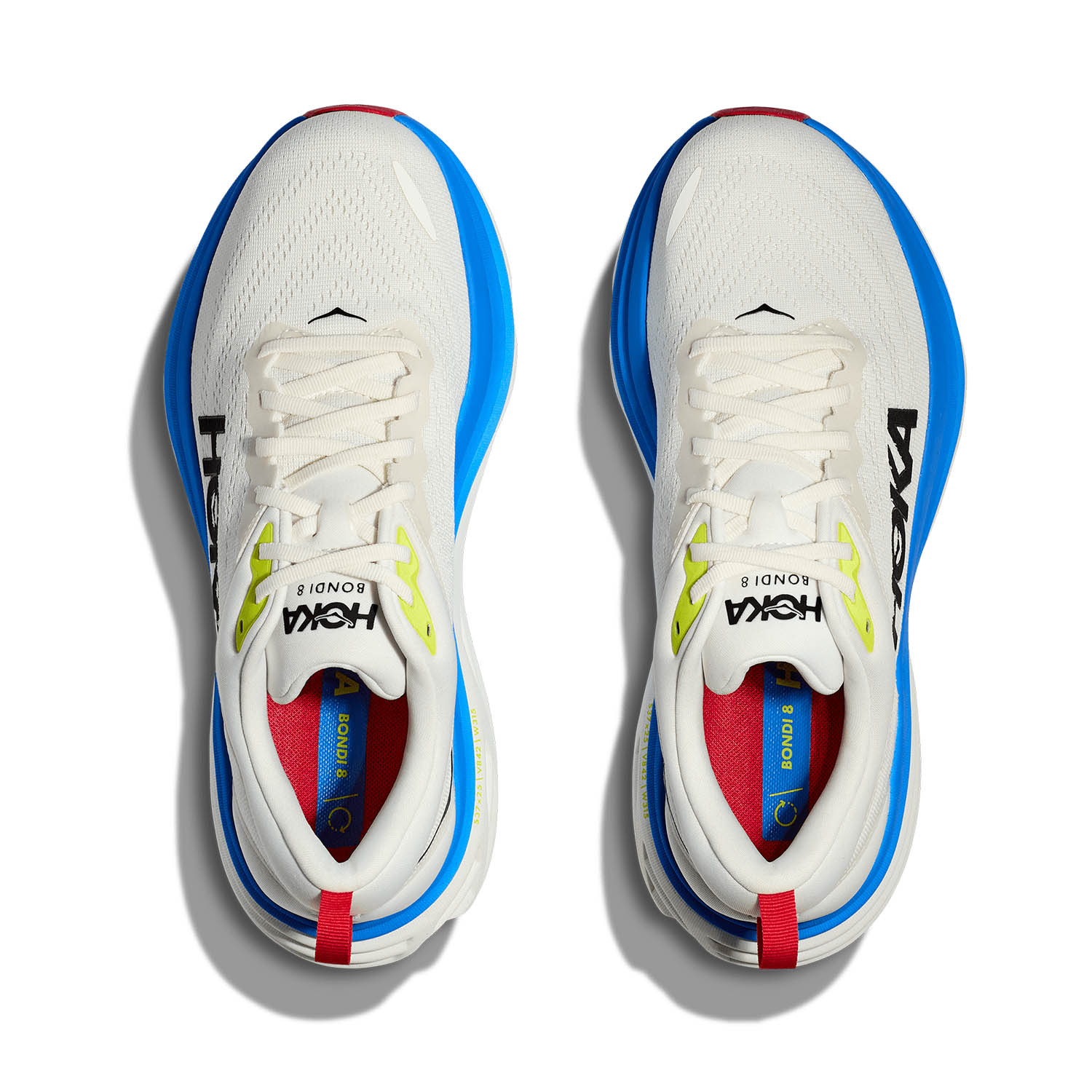 Hoka Bondi 8 Blanc De Blanc/Virtual Blue