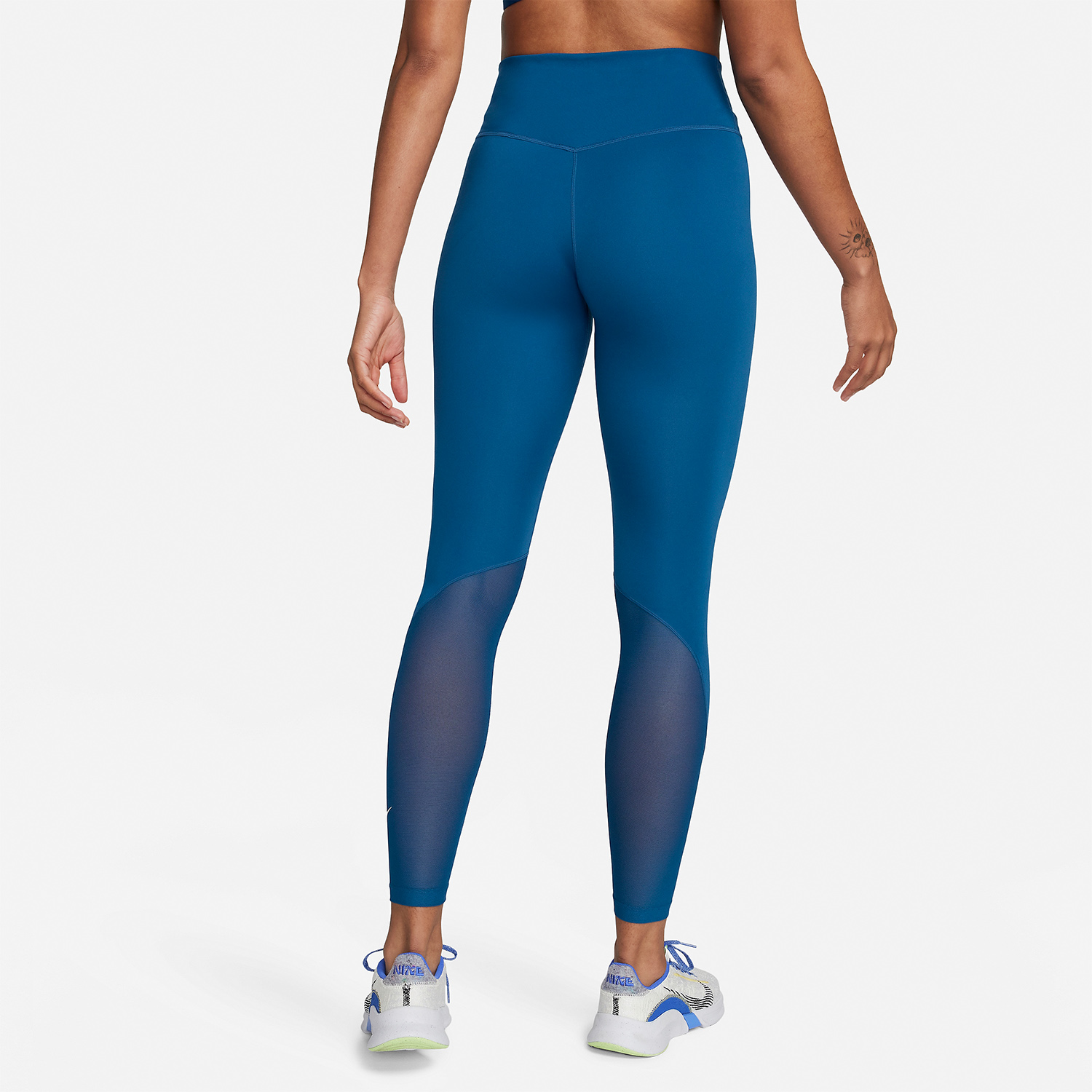 Nike One Mid Rise 7/8 Tights Court Blue/White