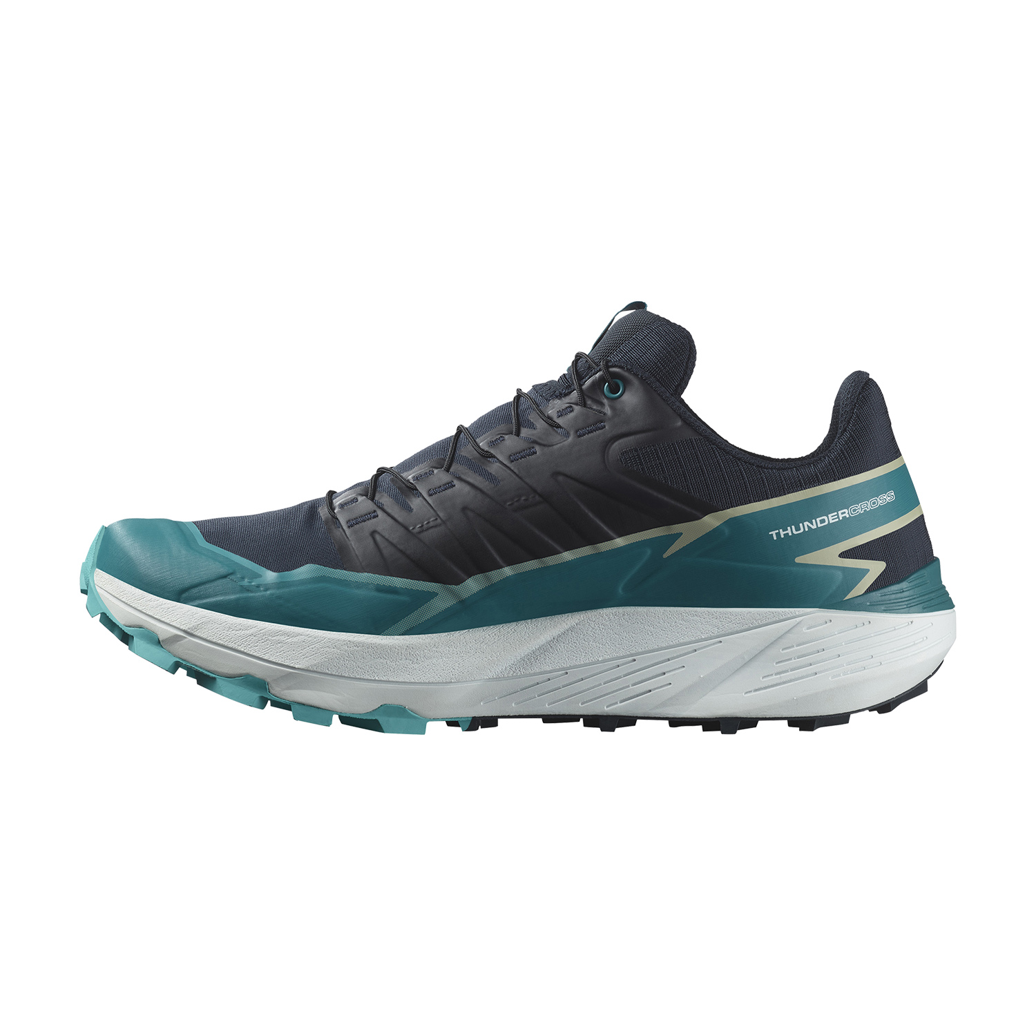 Salomon Thundercross Carbon/Tahitian Tide/Peacock Blue