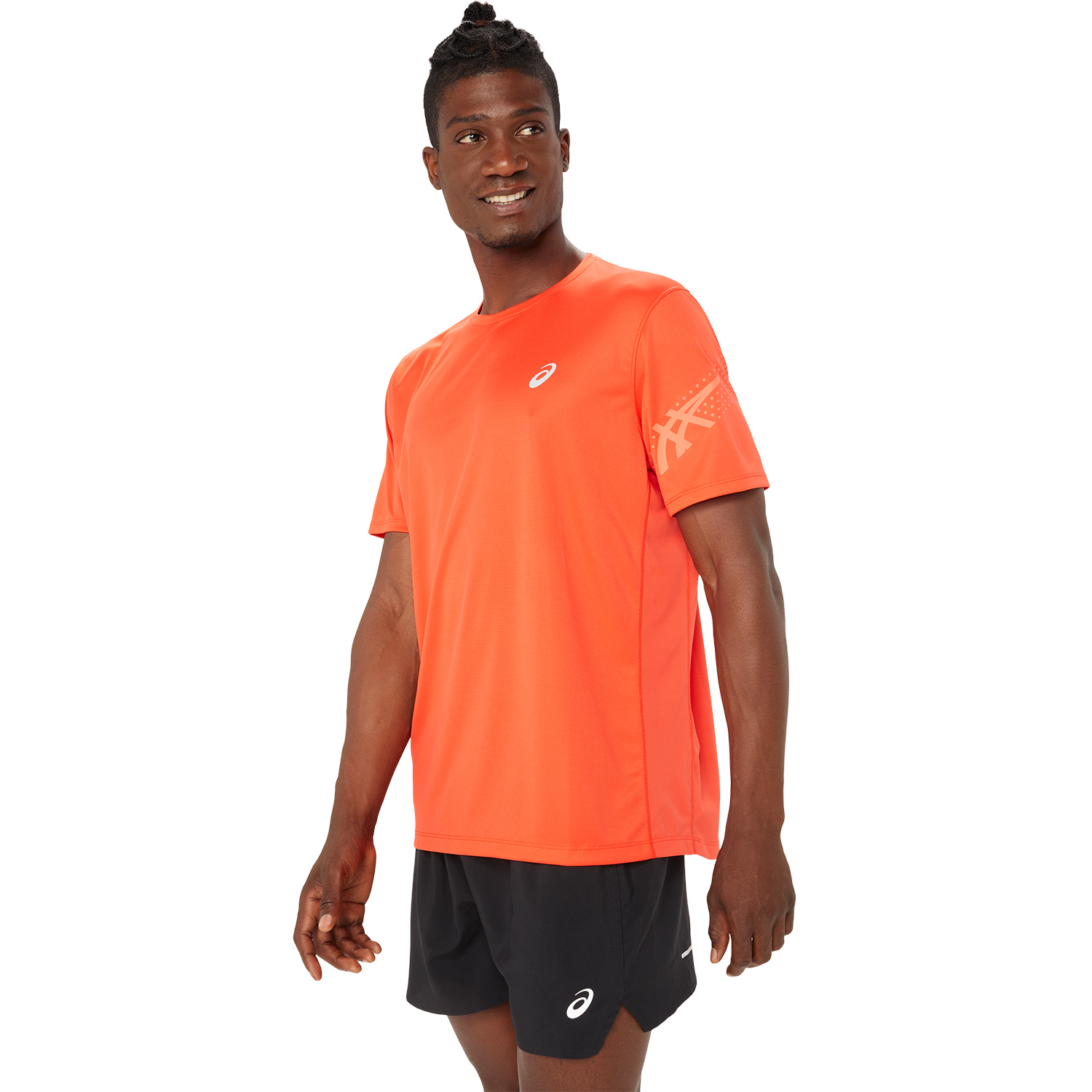 Asics Icon Maglietta True Red/Sunrise Red