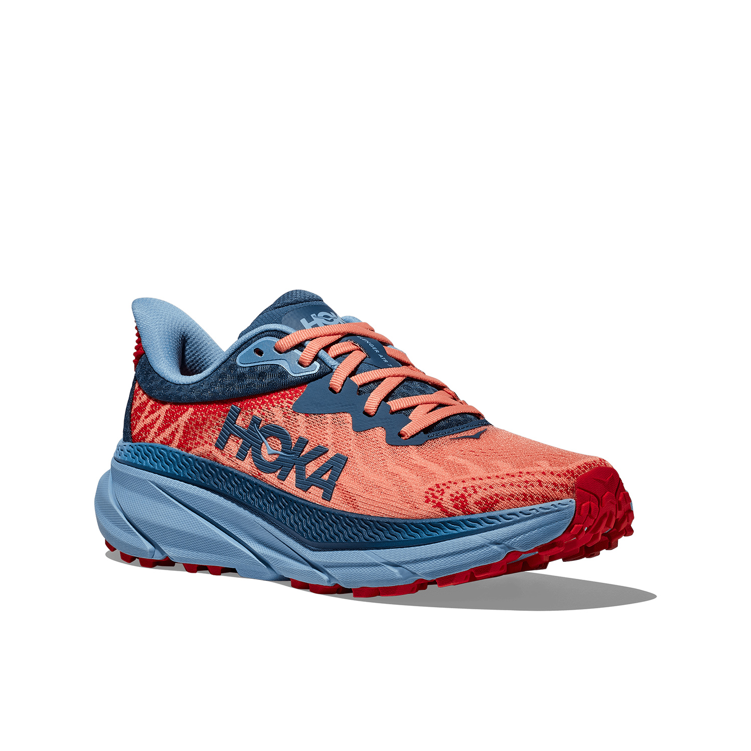 Hoka Challenger 7 Papaya Real/Teal