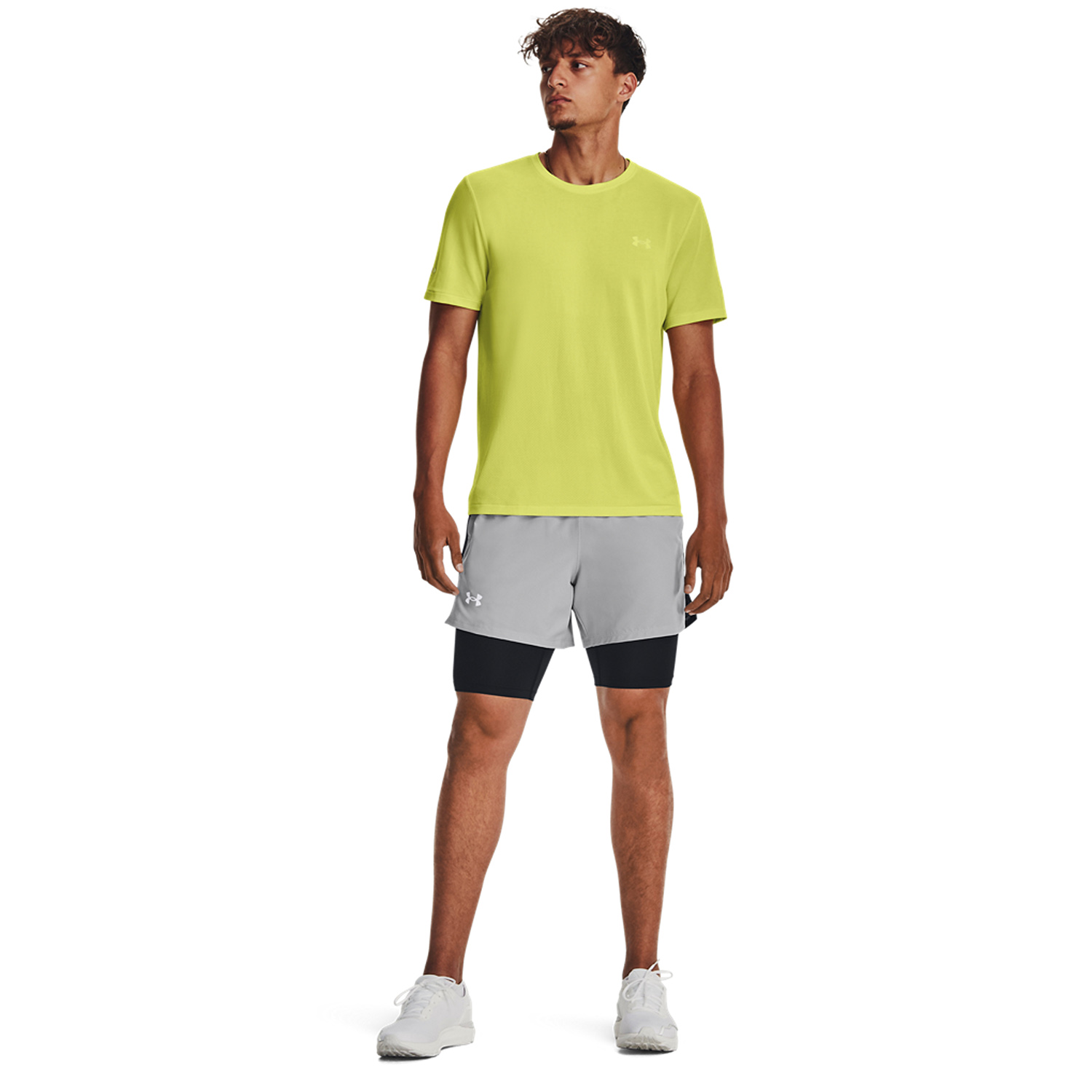 Under Armour Seamless Stride Maglietta Lime Yellow