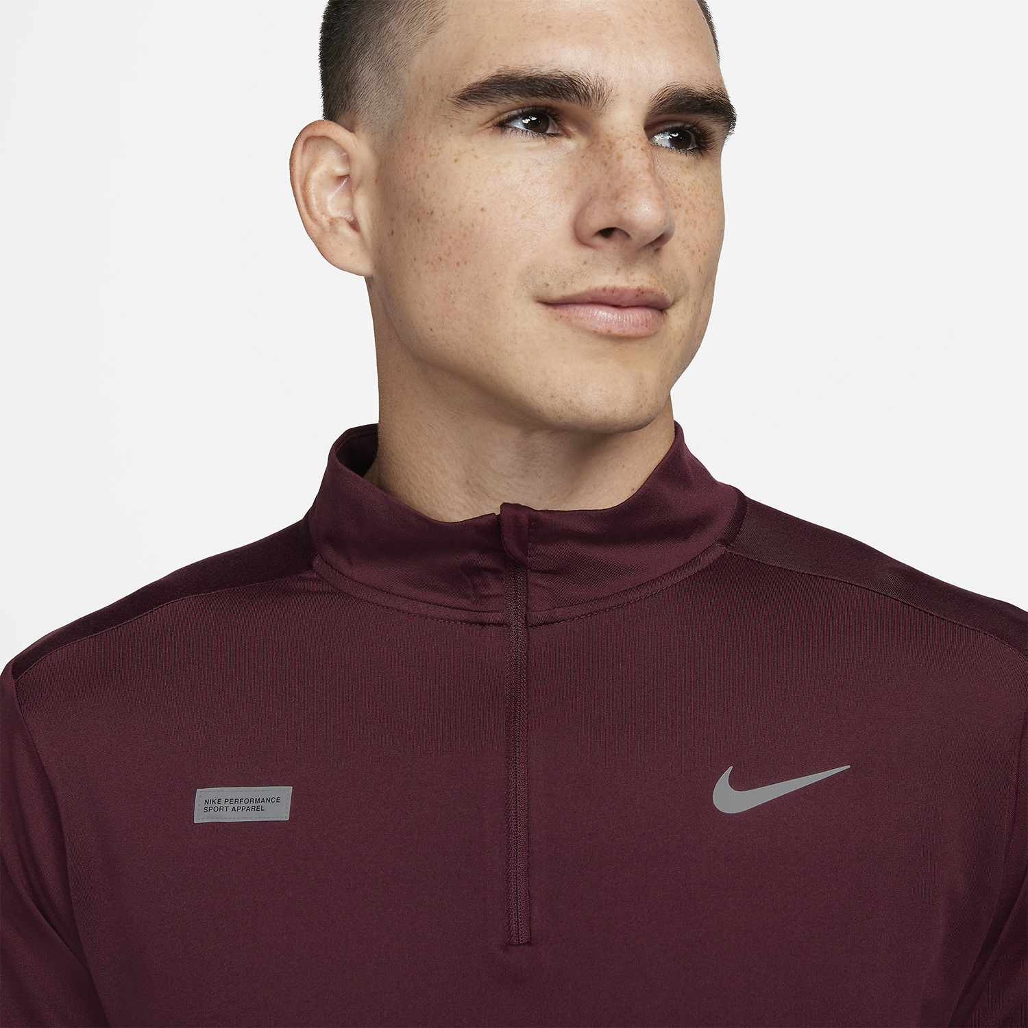Nike Element Flash Maglia Night Maroon/Reflective Silver