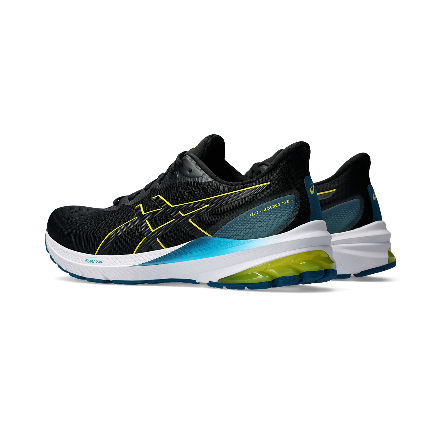 Asics GT 1000 12 Black/Bright Yellow
