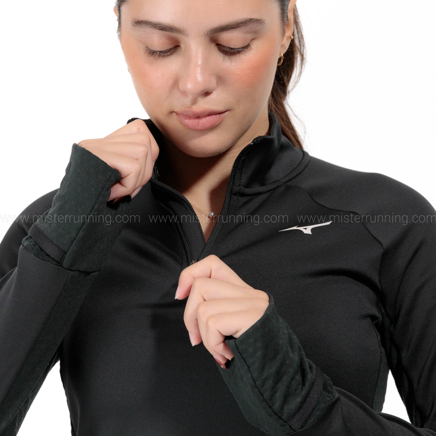 Mizuno Warmalite Maglia Black