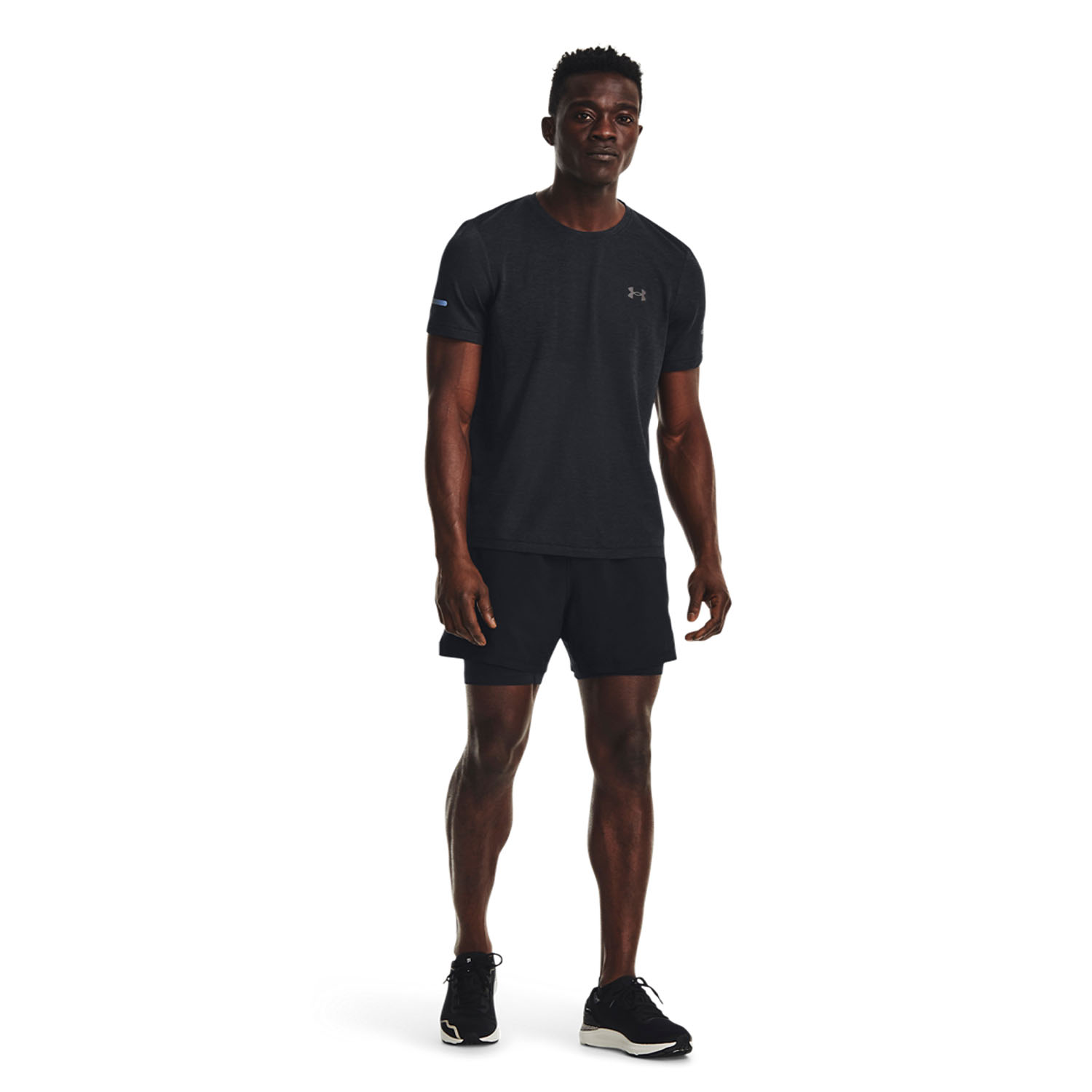 Under Armour Seamless Stride Maglietta Black/Reflective