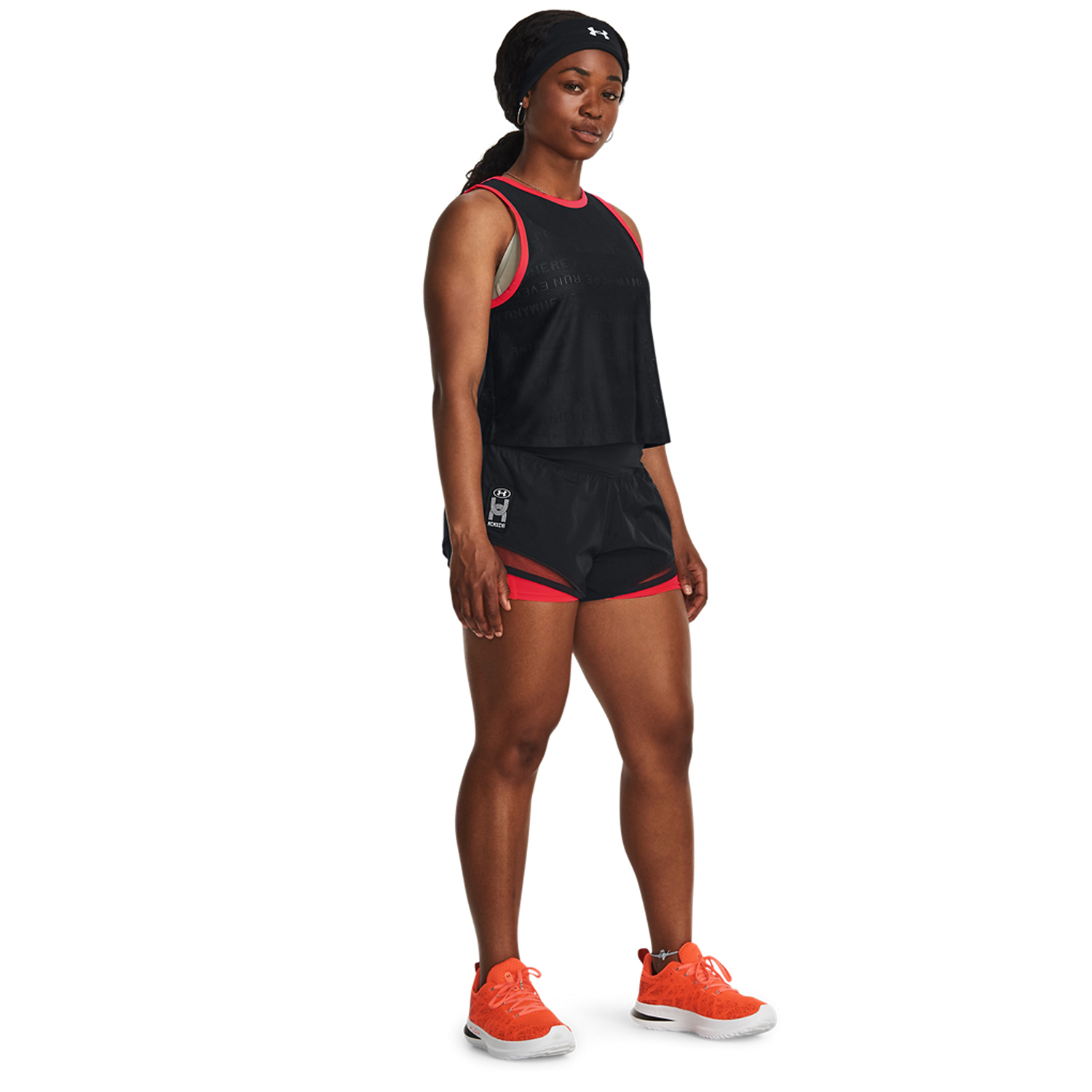 Under Armour Run Everywhere Canotta Black/Beta/Reflective