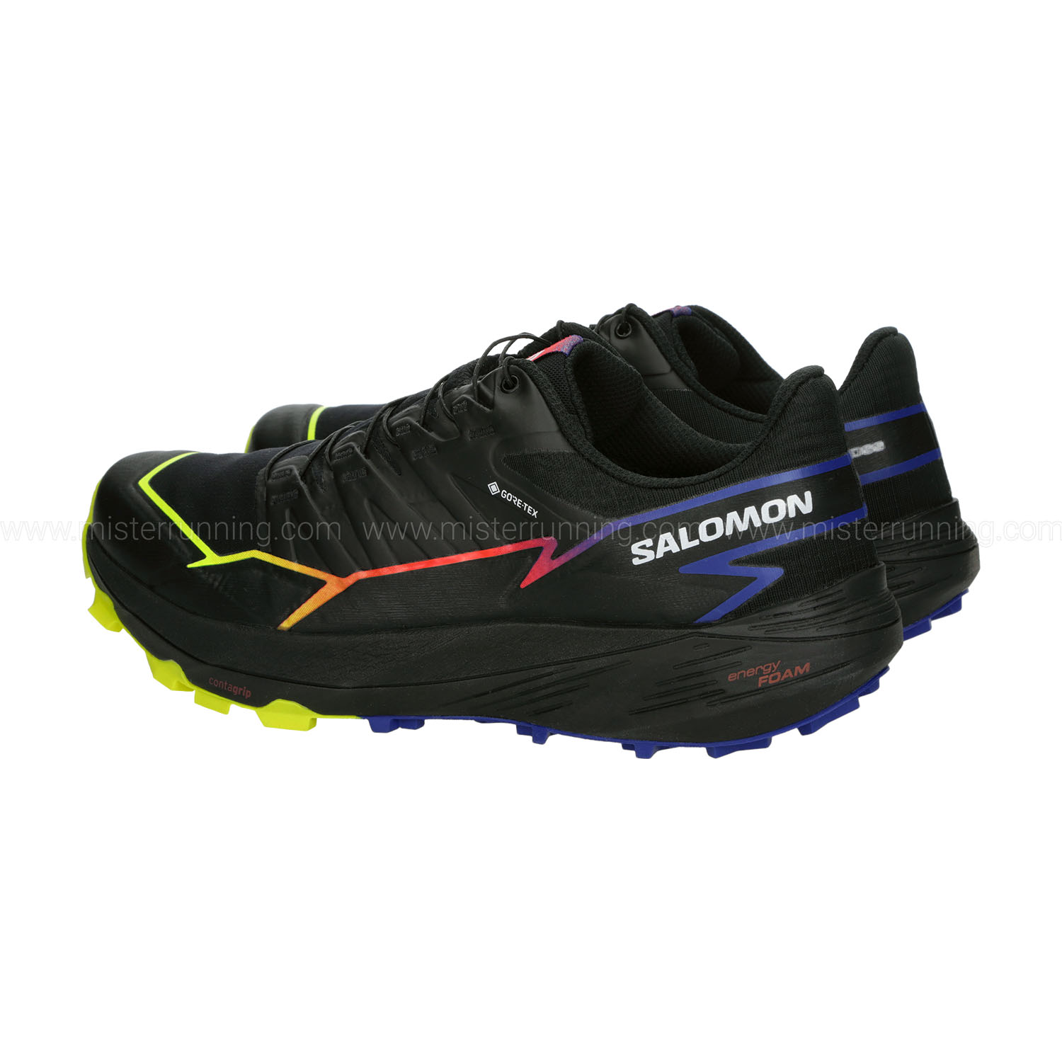Salomon Thundercross GTX Blue Fire Black/Surf The Web/Safety Yellow