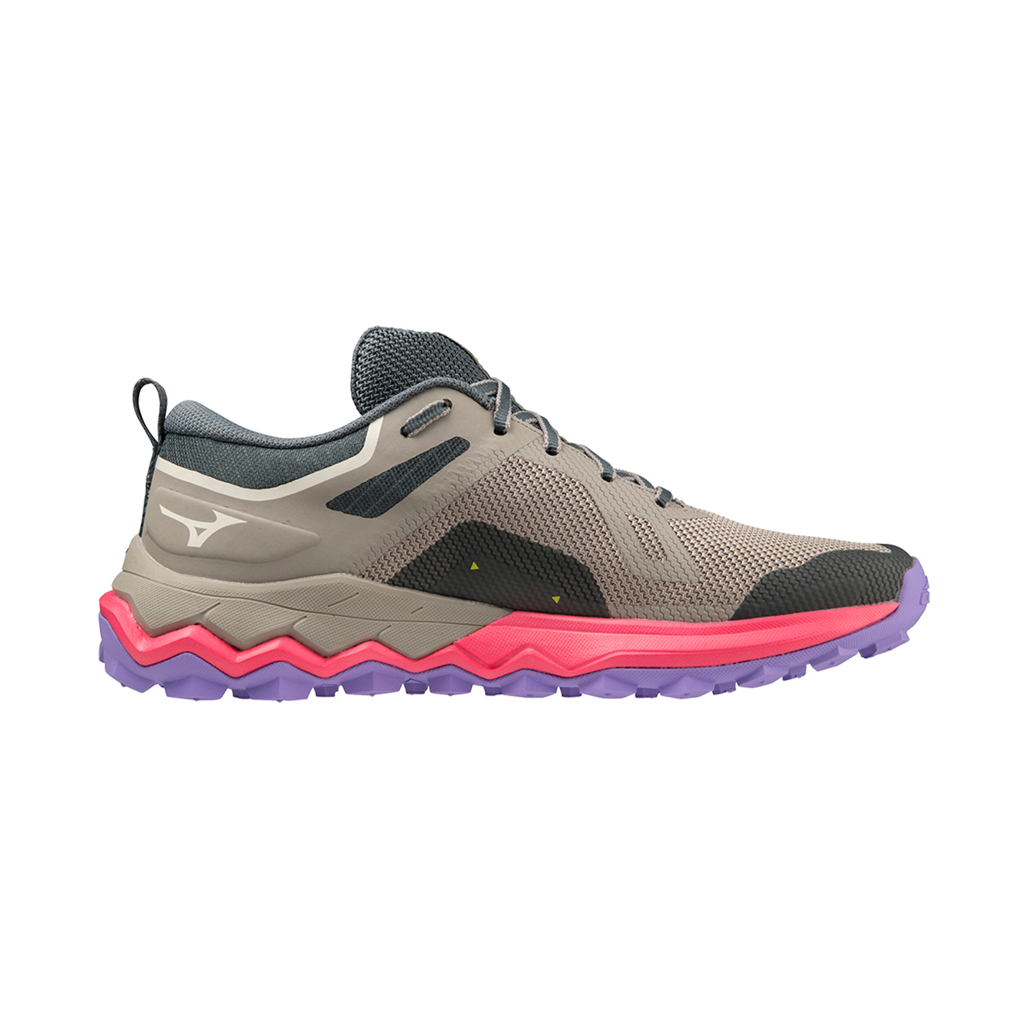 Mizuno Wave Ibuki 4 Ghost Gray/High Vis Pink/Purple Punch