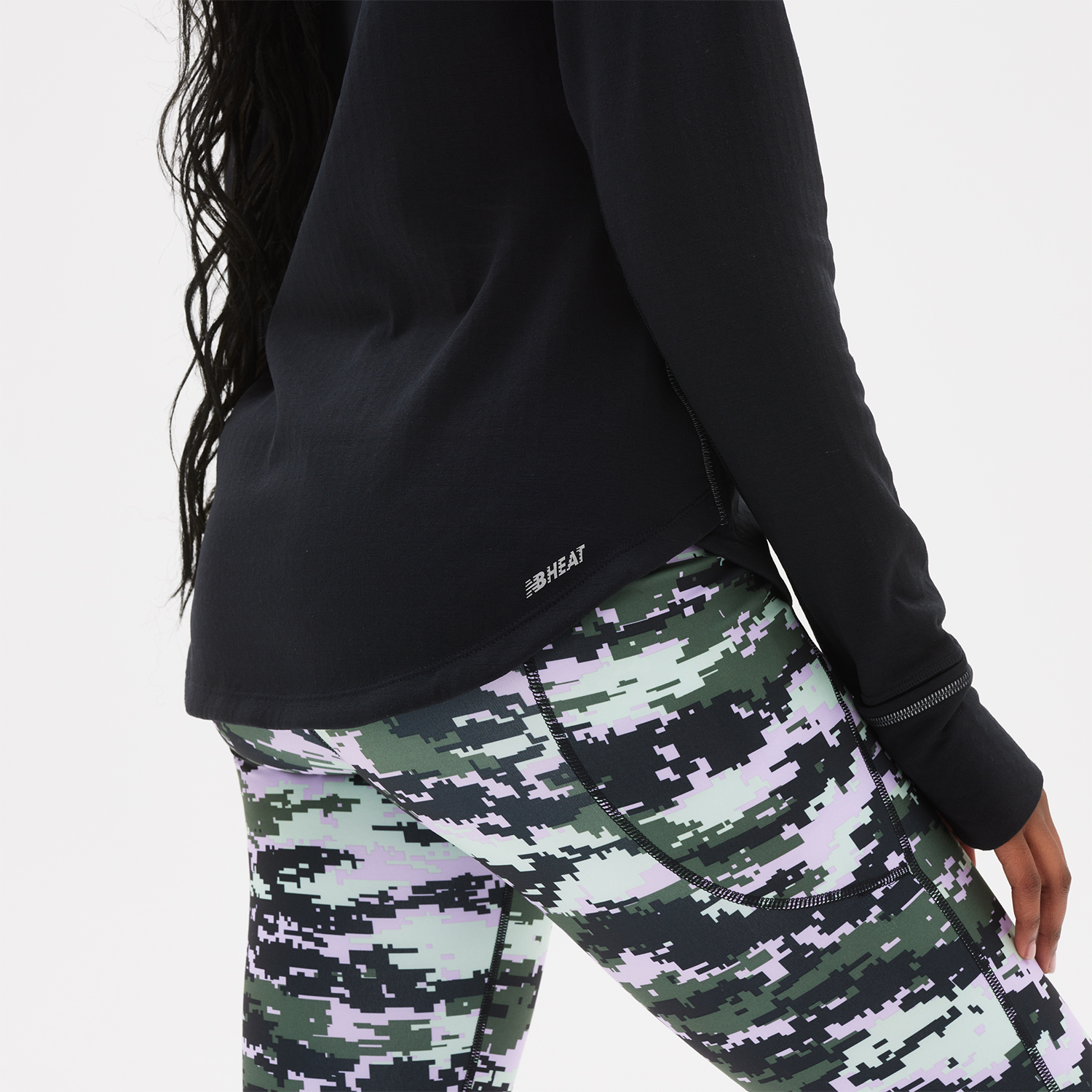 New Balance Heat Maglia Black