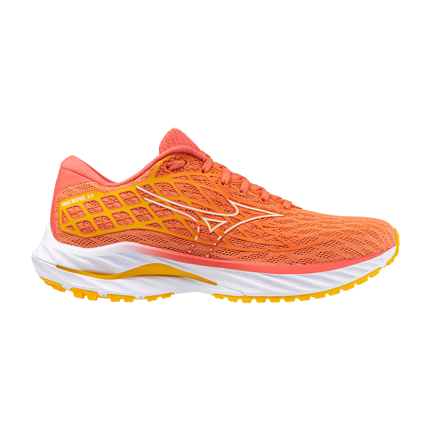 Mizuno Wave Inspire 20 Nasturtium/White/Citrus