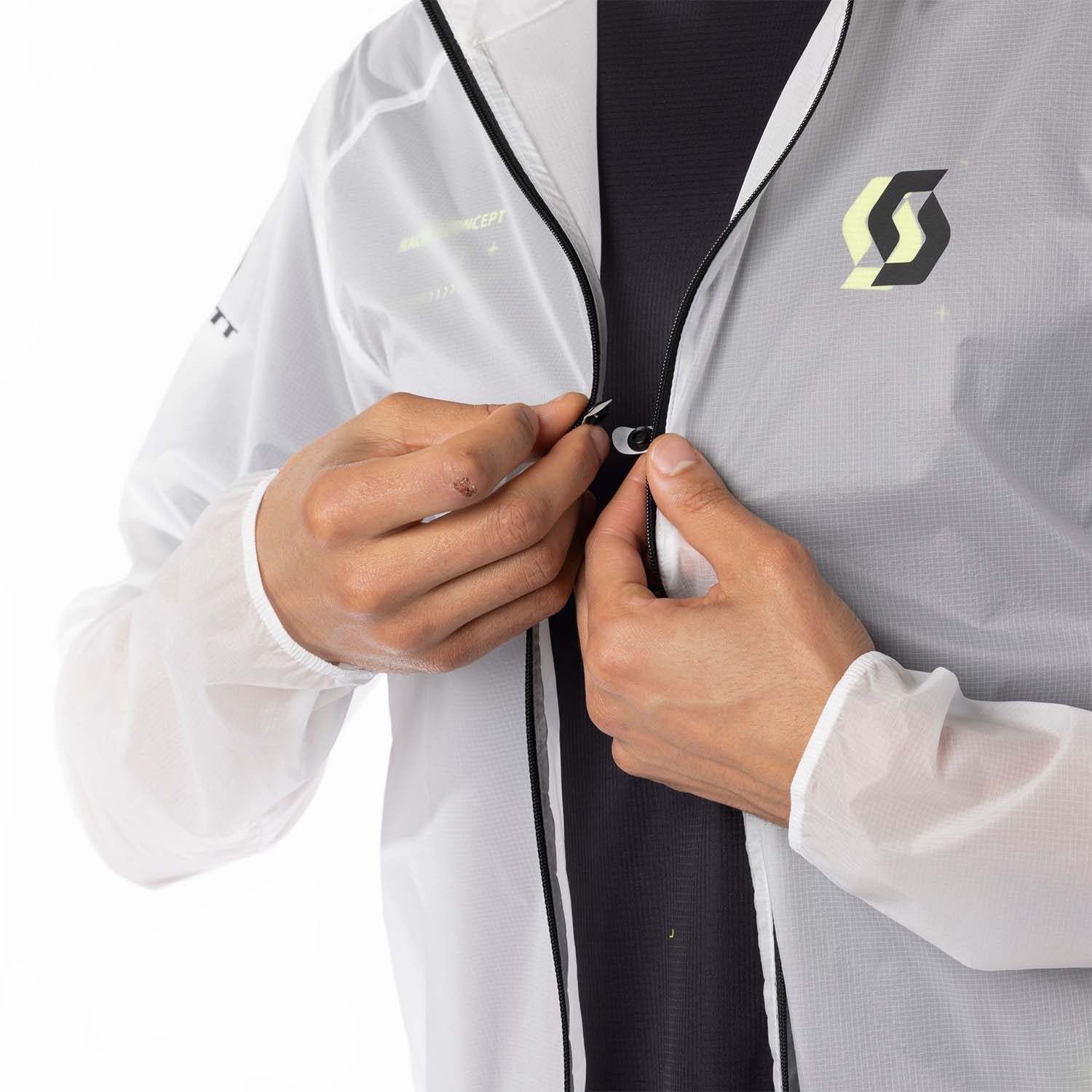 Scott RC Run Giacca White/Black