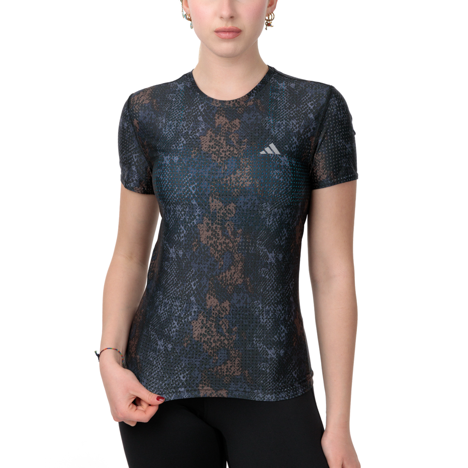 adidas Fast AOP Maglietta Black/Legend Ink