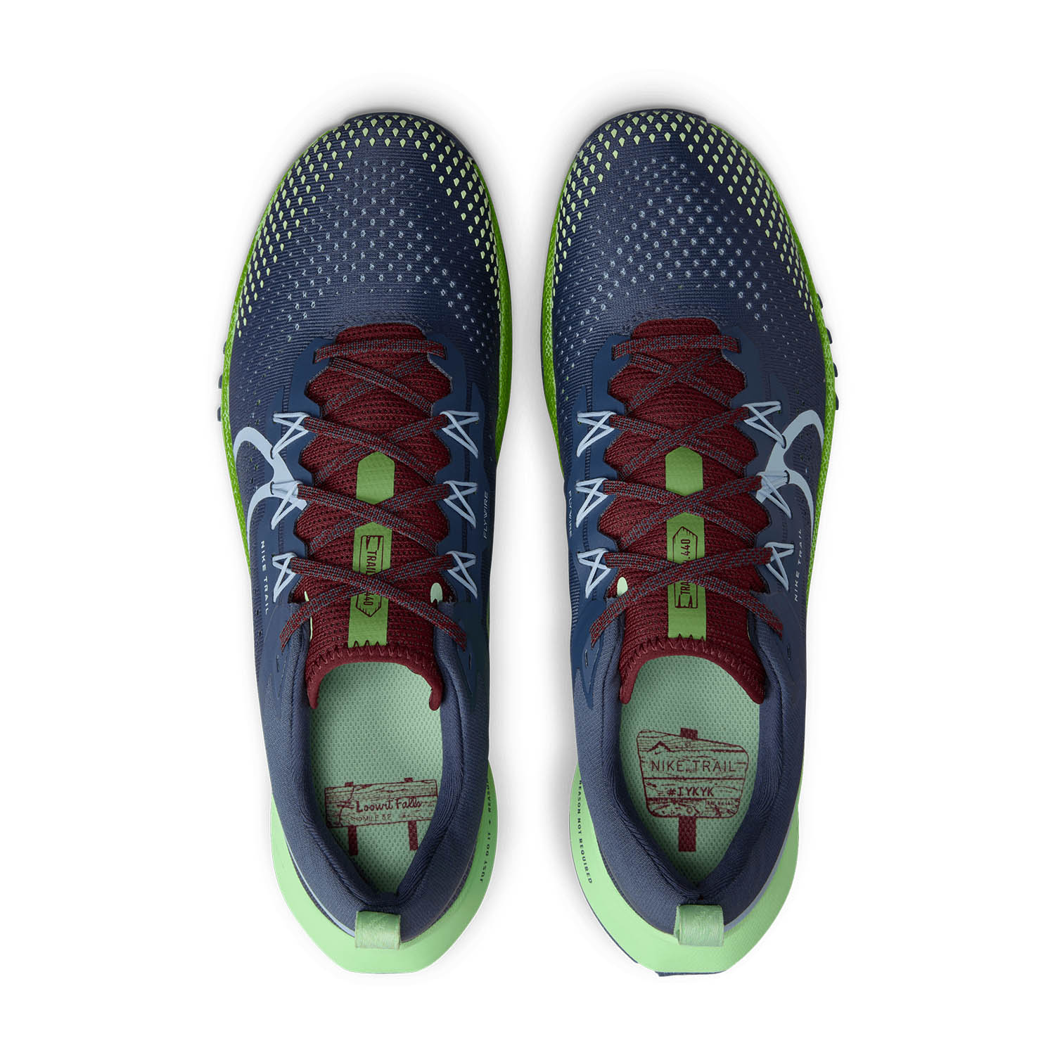 Nike React Pegasus Trail 4 Thunder Blue/Light Armory Blue/Chlorophyll