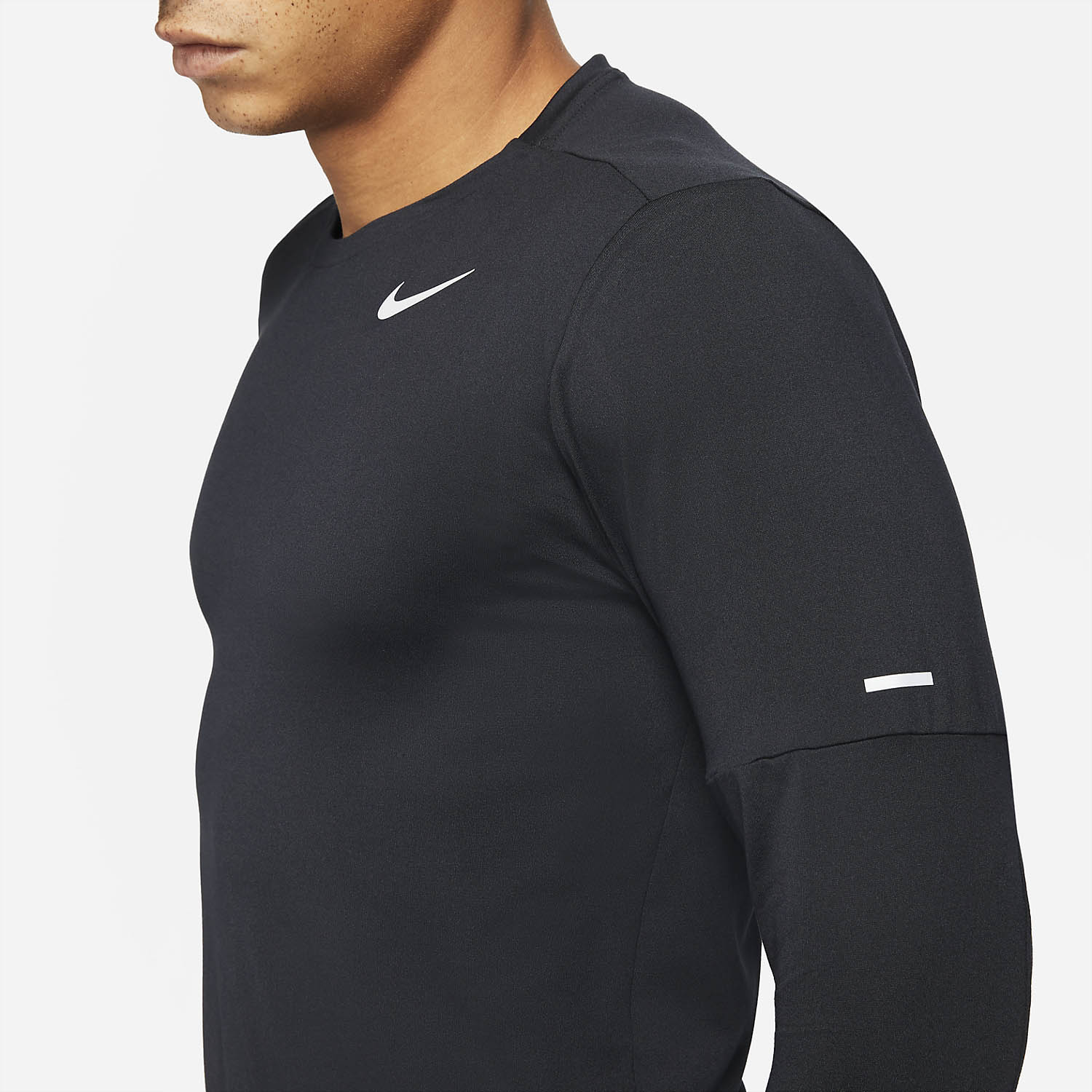 Nike Dri-FIT Element Crew Maglia Black/Reflective Silver