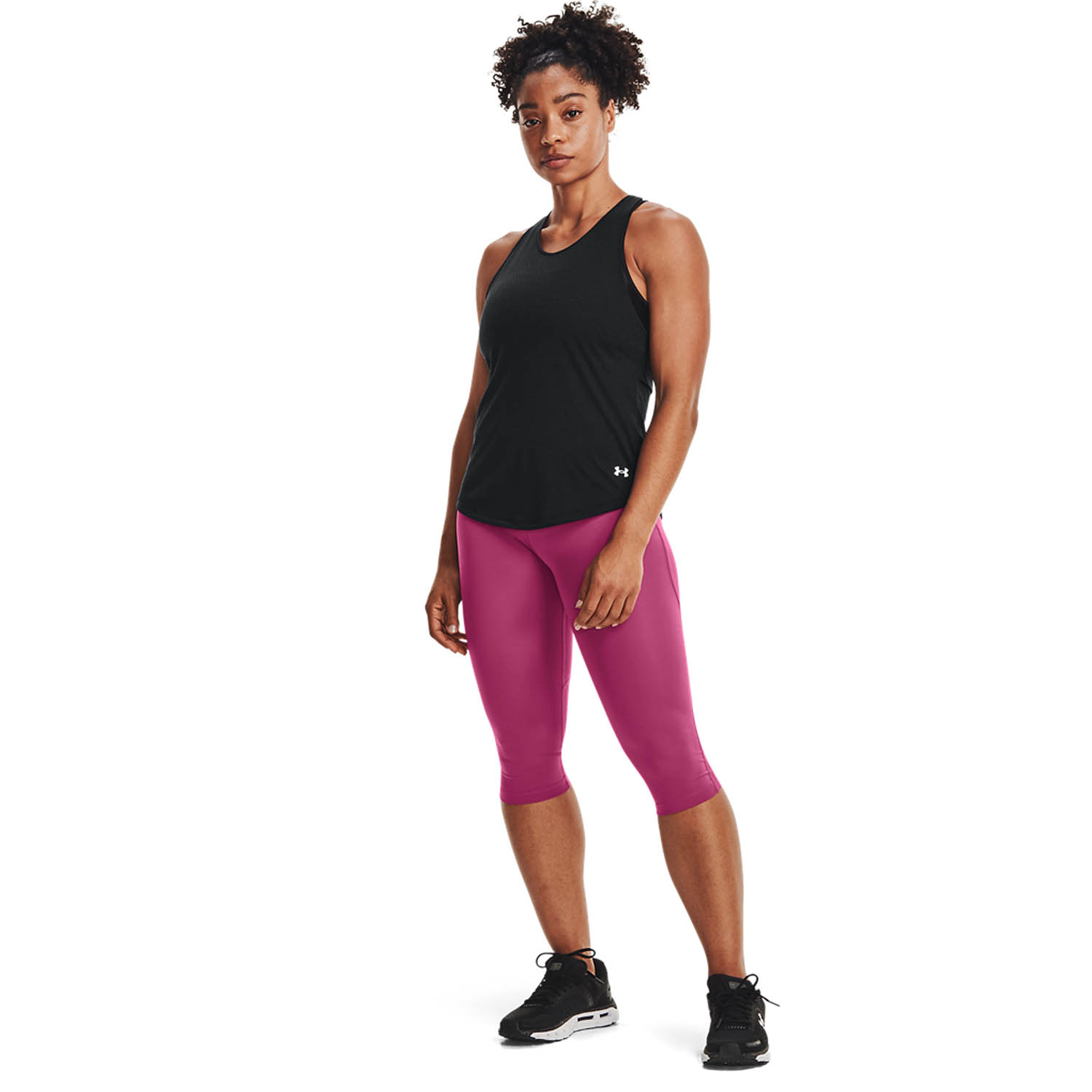 Under Armour Streaker Canotta Black/Reflective