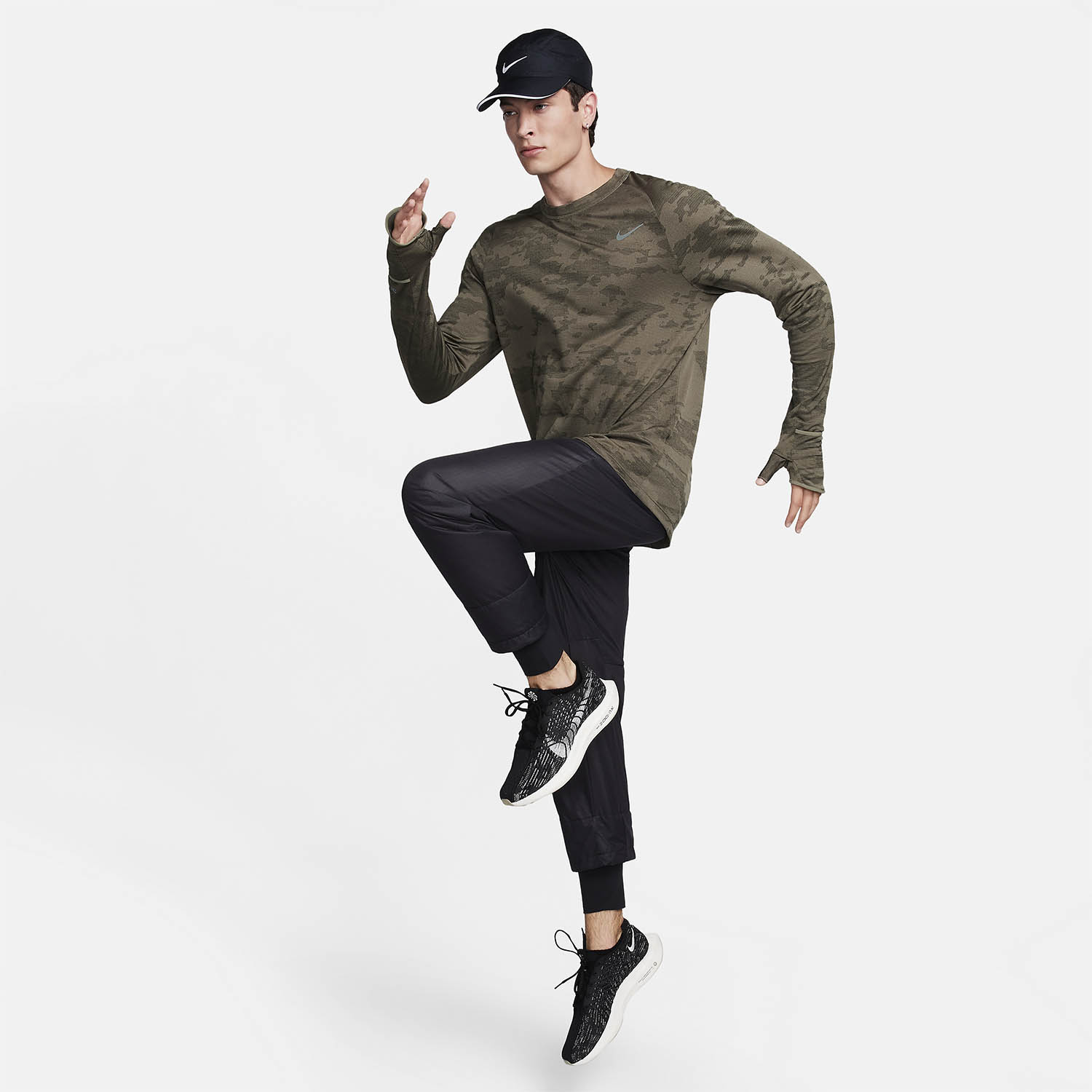 Nike Therma-FIT ADV Run Division Maglia Medium Olive