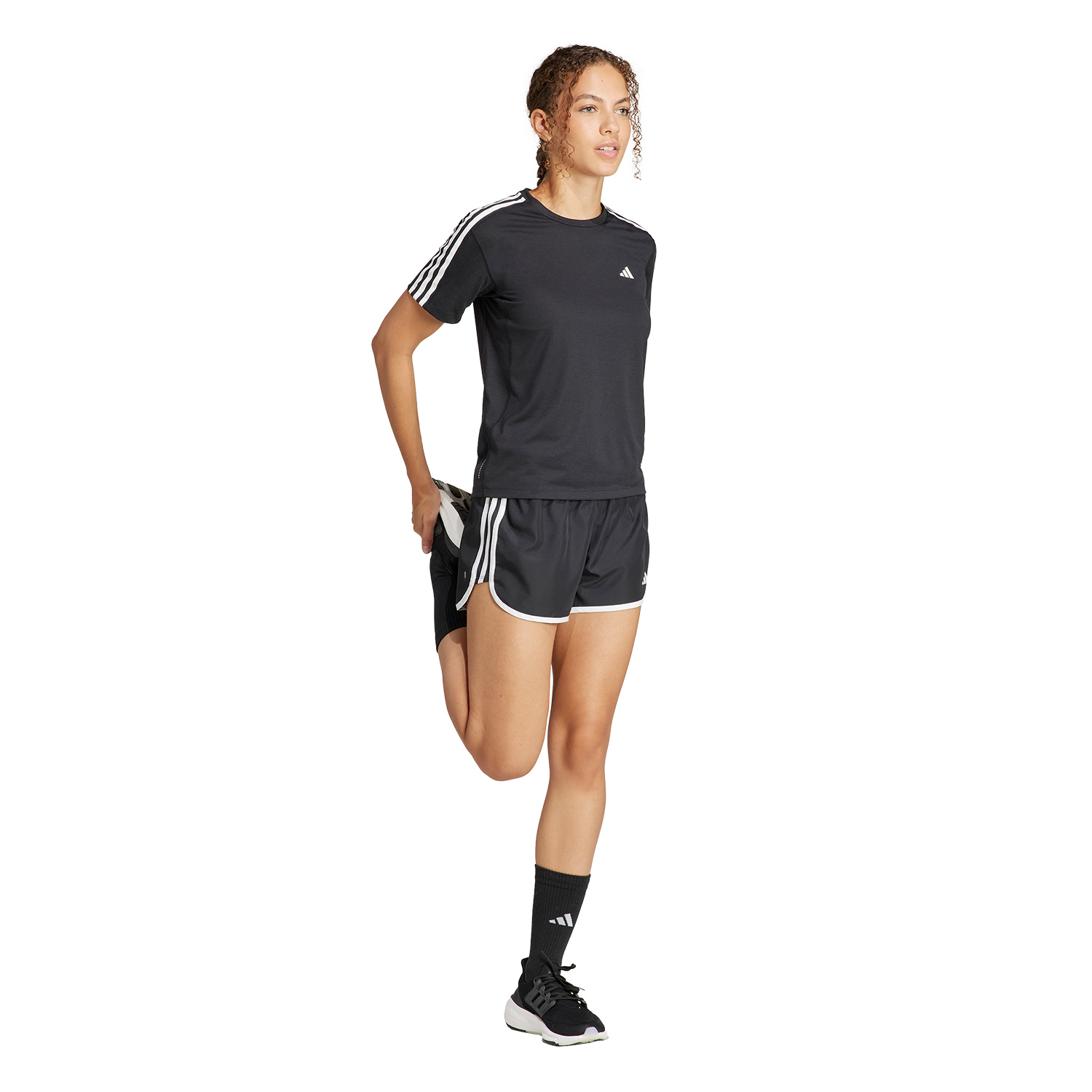 adidas 3S Own The Run Maglietta Black