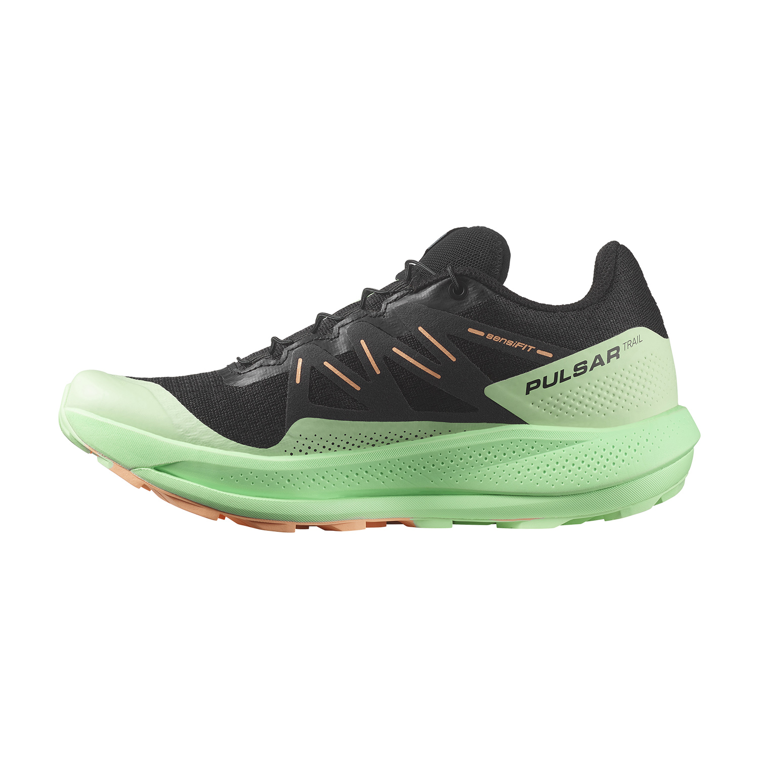Salomon Pulsar Trail Black/Green Ash/Cantaloupe