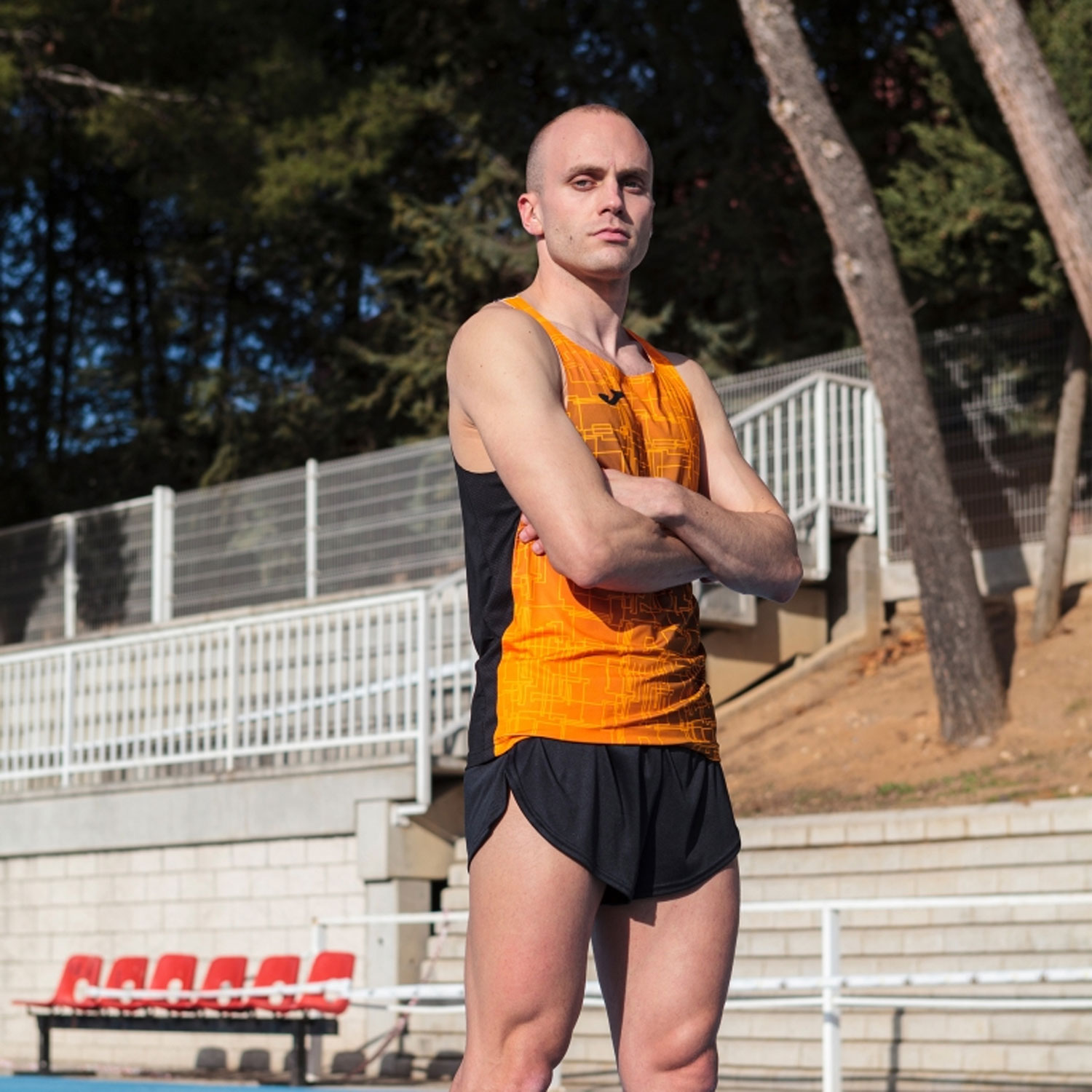 Joma Elite VIII Canotta Black/Orange