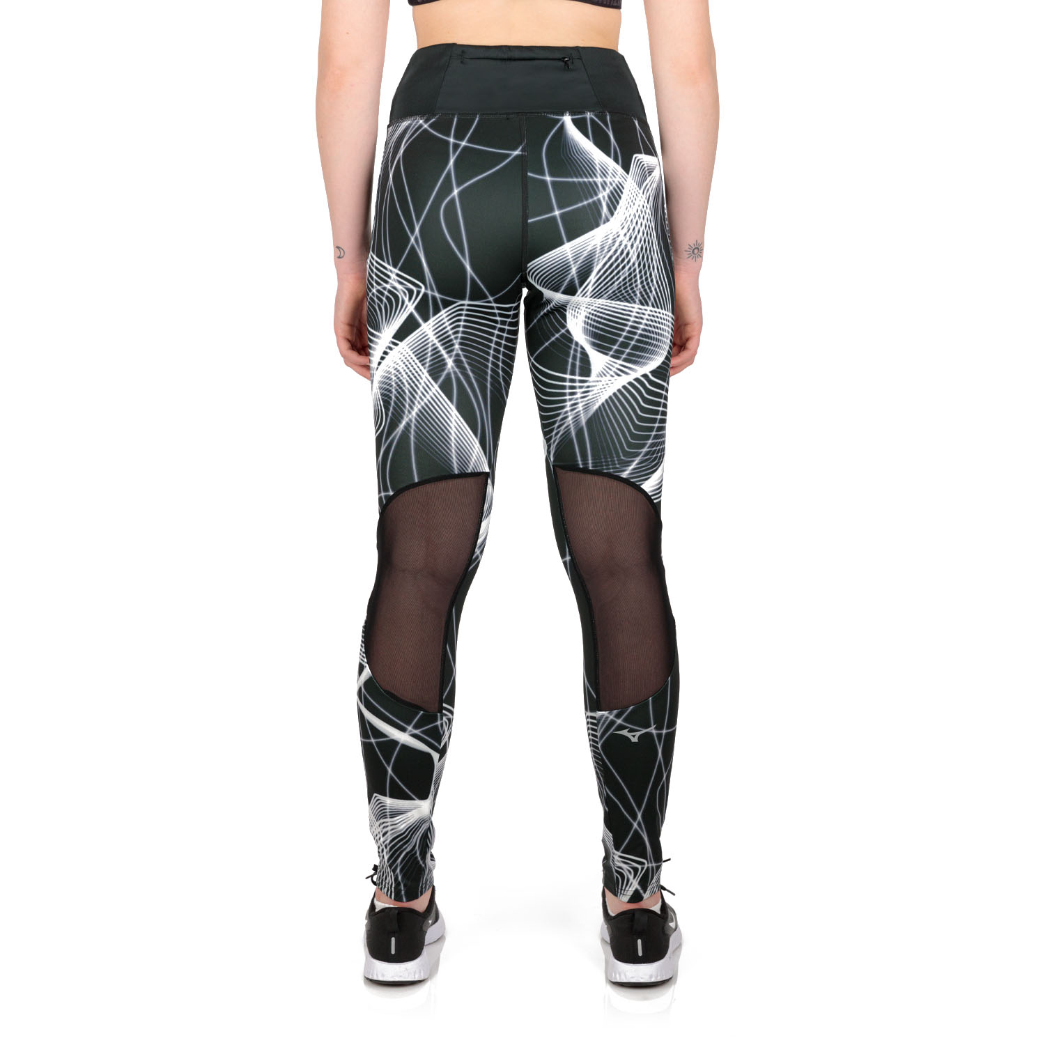 Mizuno Printed Tights Black